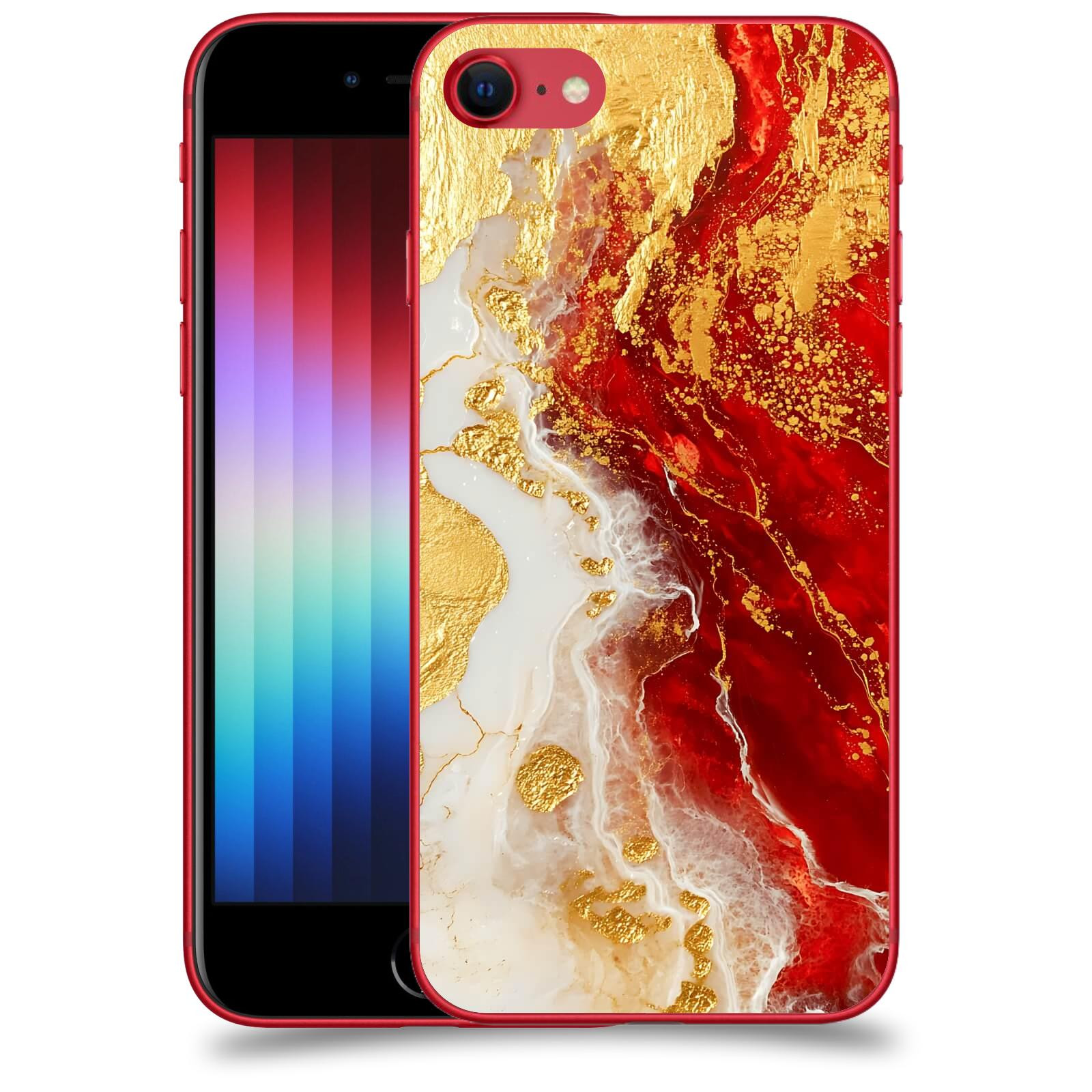 ACOVER Kryt na mobil Apple iPhone SE 2022 - Golden Blood III