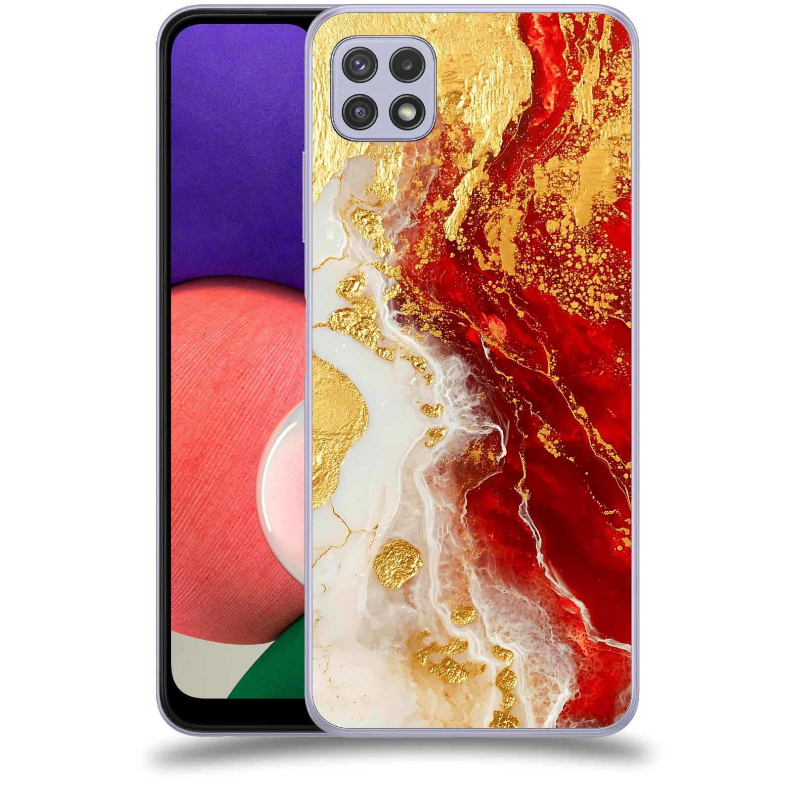 ACOVER Kryt na mobil Samsung Galaxy A22 5G A226B - Golden Blood III