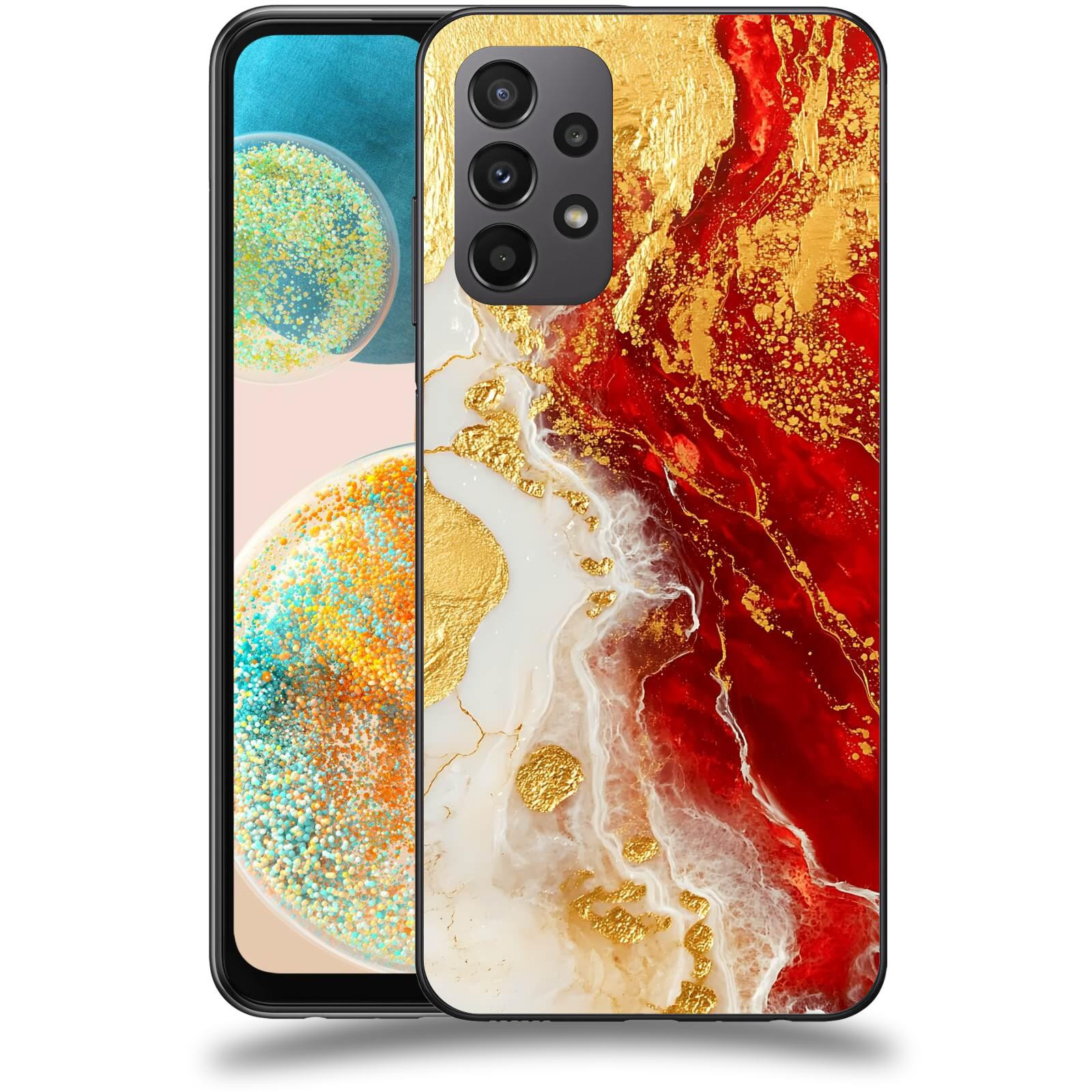 ACOVER Kryt na mobil Samsung Galaxy A23 5G - Golden Blood III