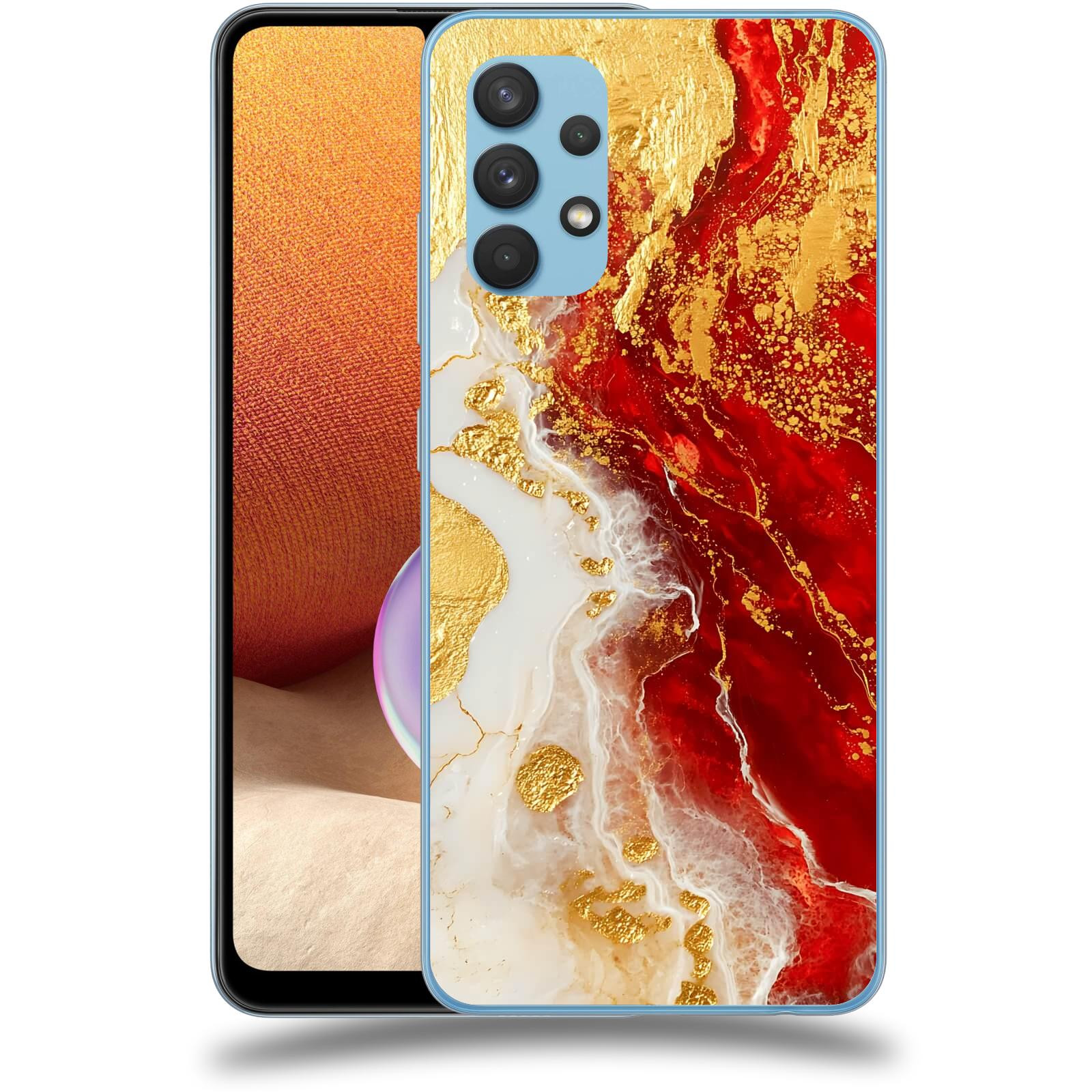 ACOVER Kryt na mobil Samsung Galaxy A32 4G SM-A325F - Golden Blood III
