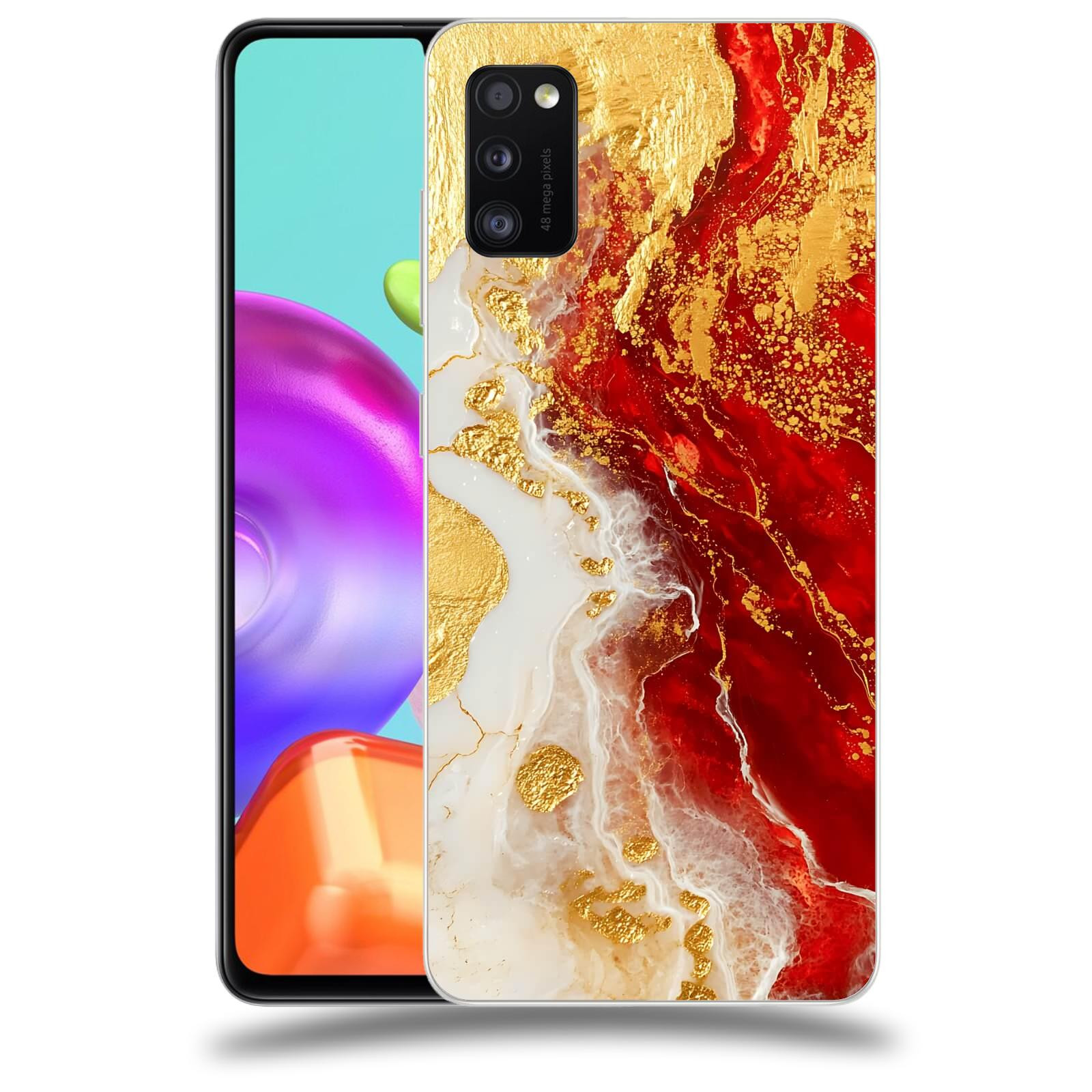 ACOVER Kryt na mobil Samsung Galaxy A41 A415F - Golden Blood III