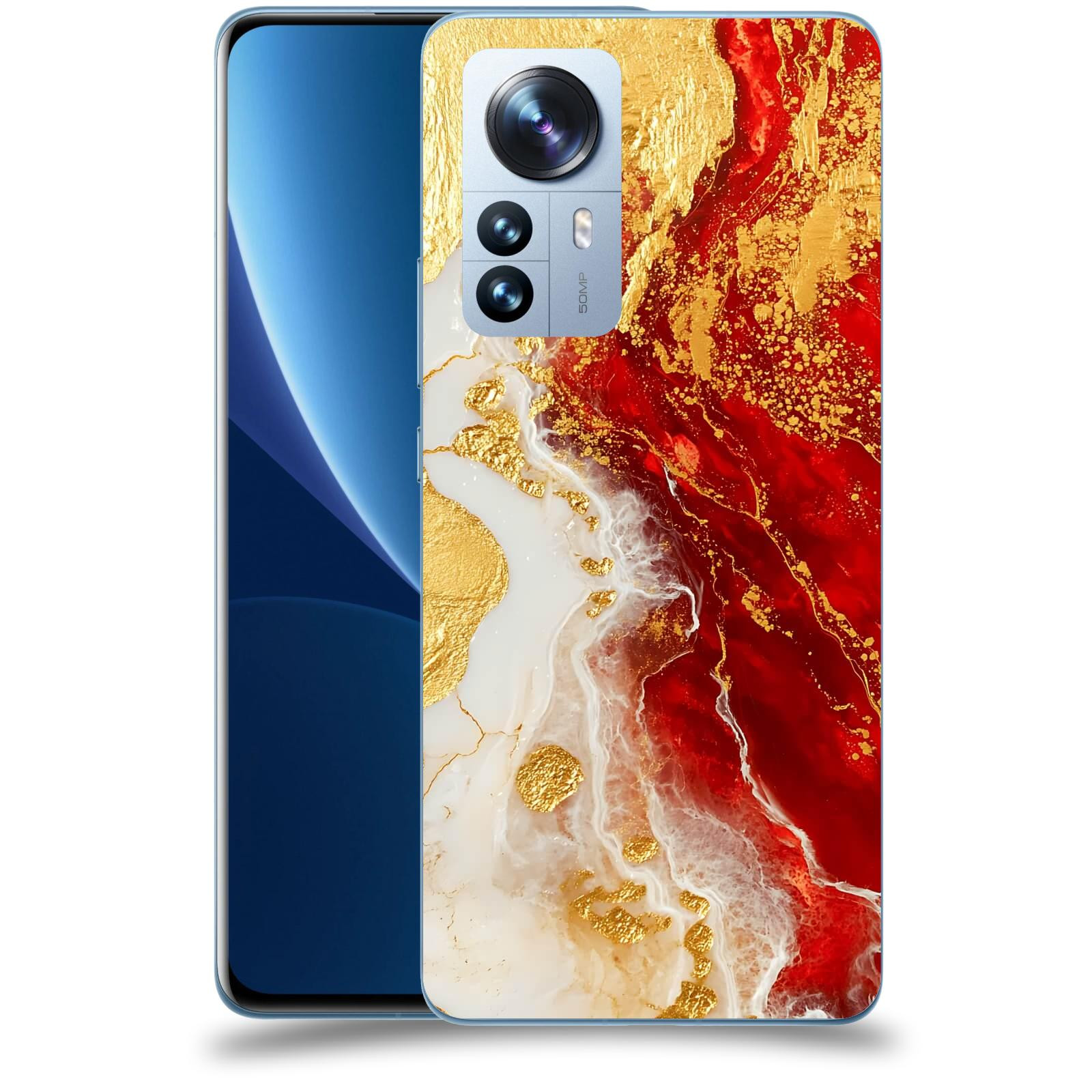 ACOVER Kryt na mobil Xiaomi 12 Pro - Golden Blood III