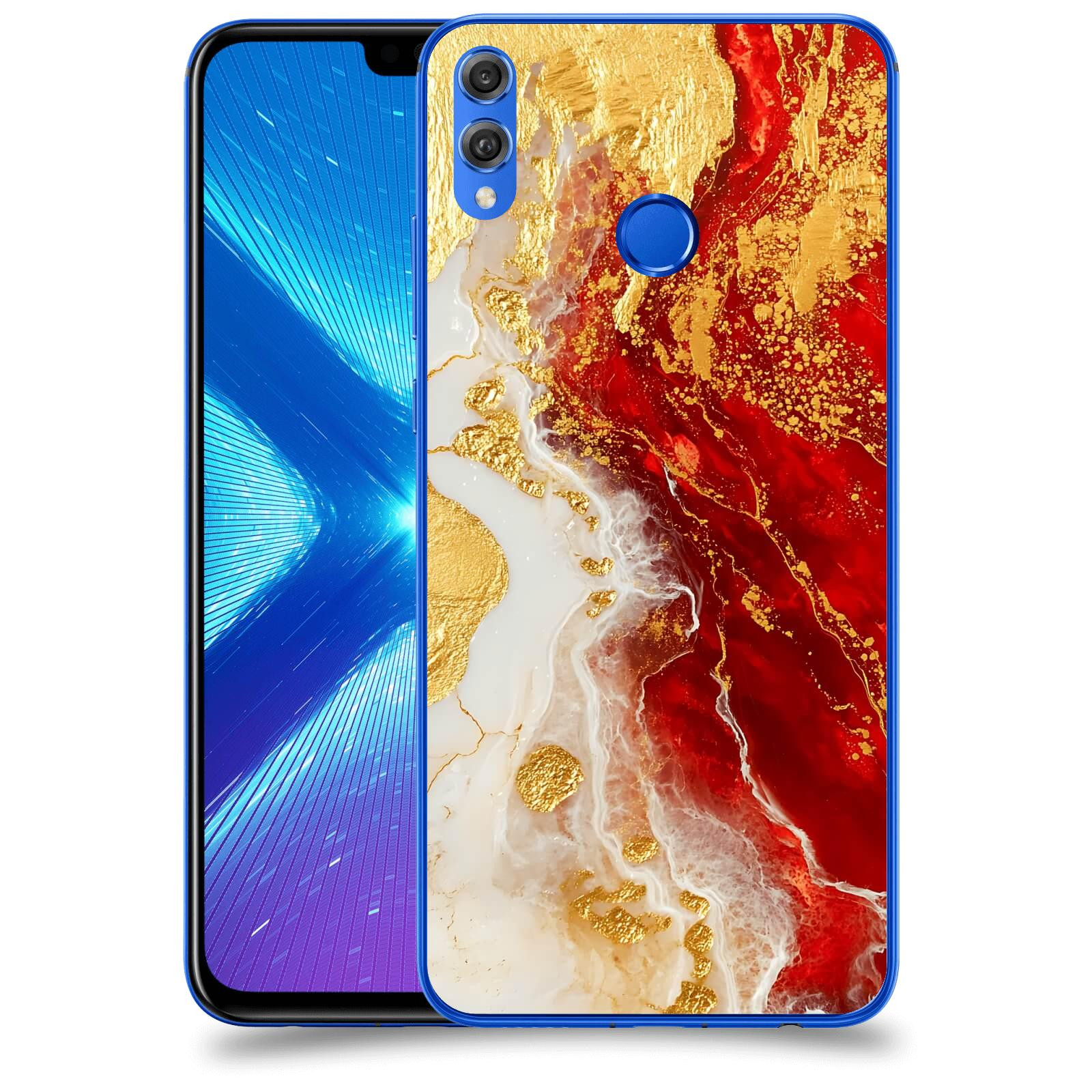ACOVER Kryt na mobil Honor 8X - Golden Blood III