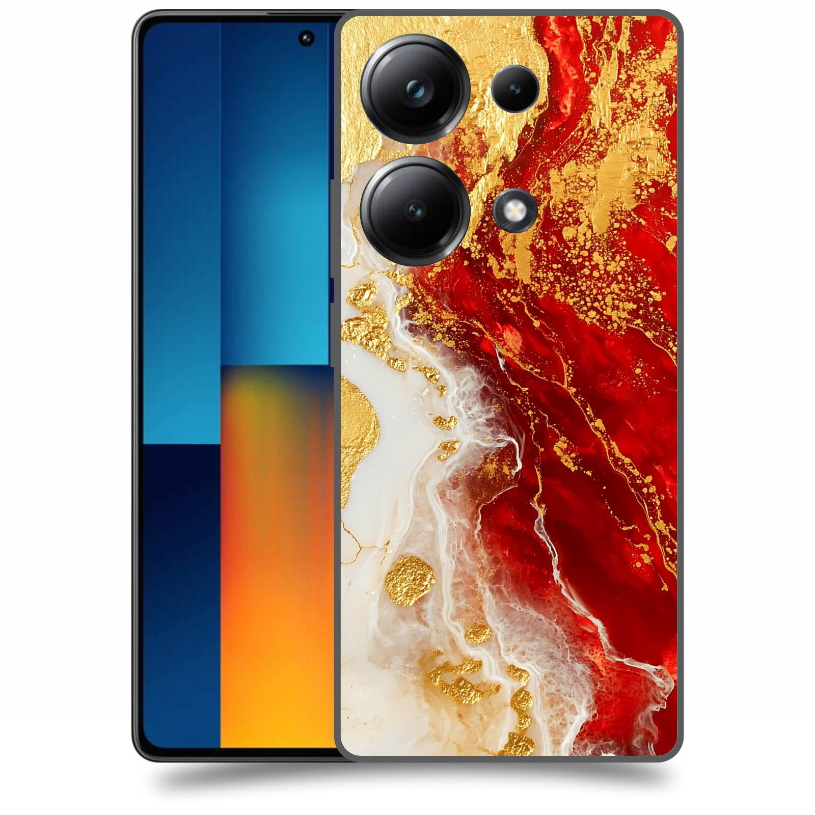 ACOVER Kryt na mobil Poco M6 - Golden Blood III