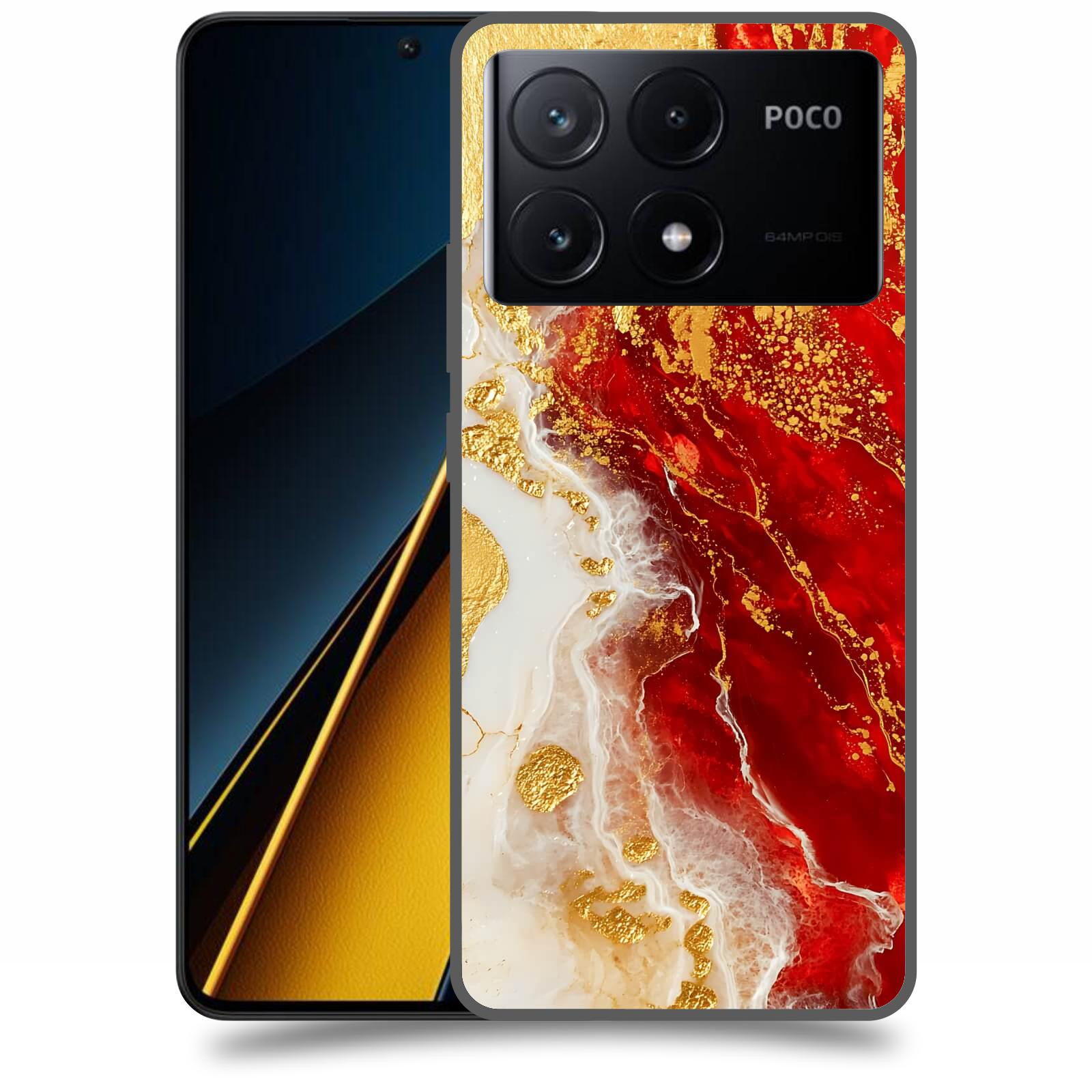 ACOVER Kryt na mobil Poco X6 Pro 5G - Golden Blood III