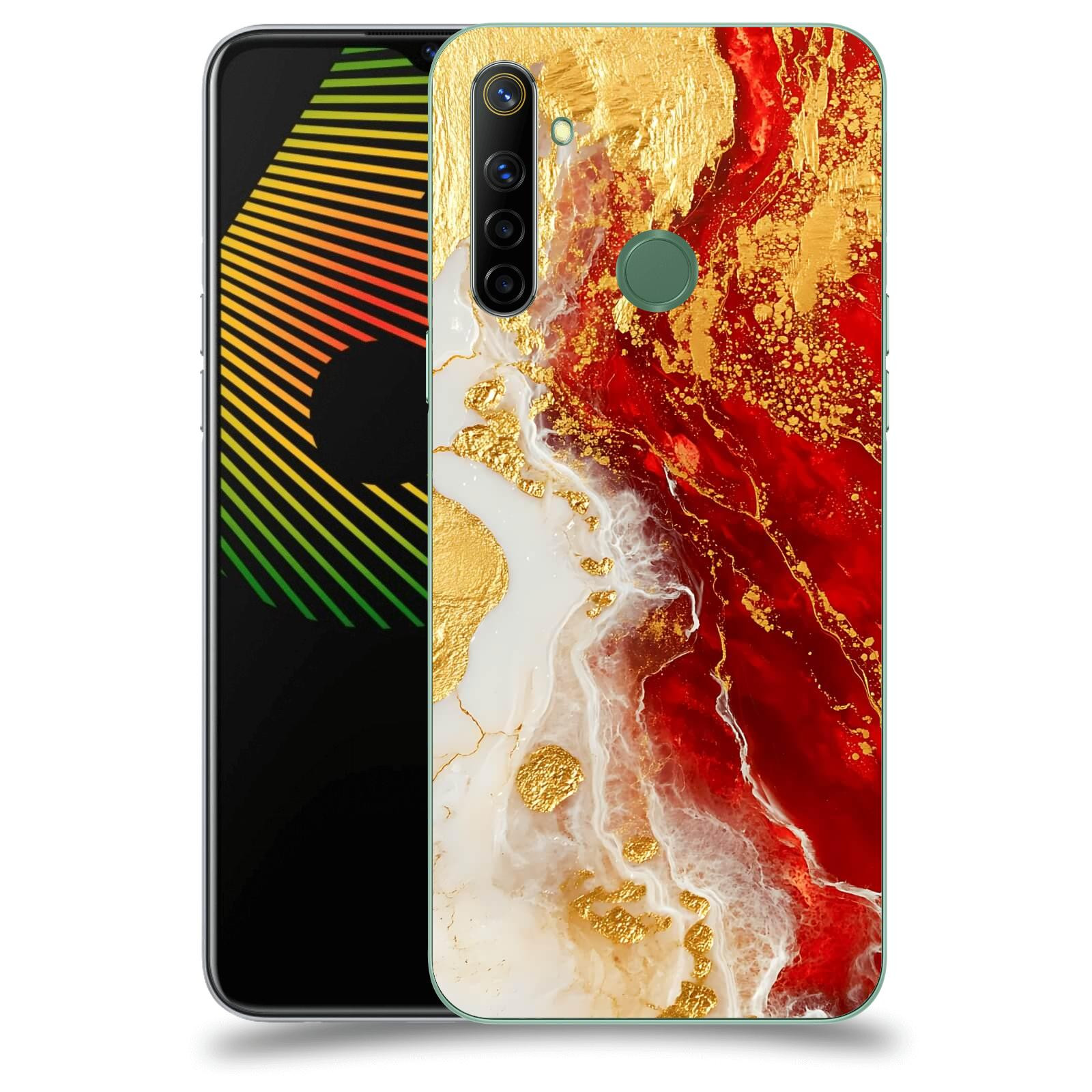 ACOVER Kryt na mobil Realme 6i - Golden Blood III