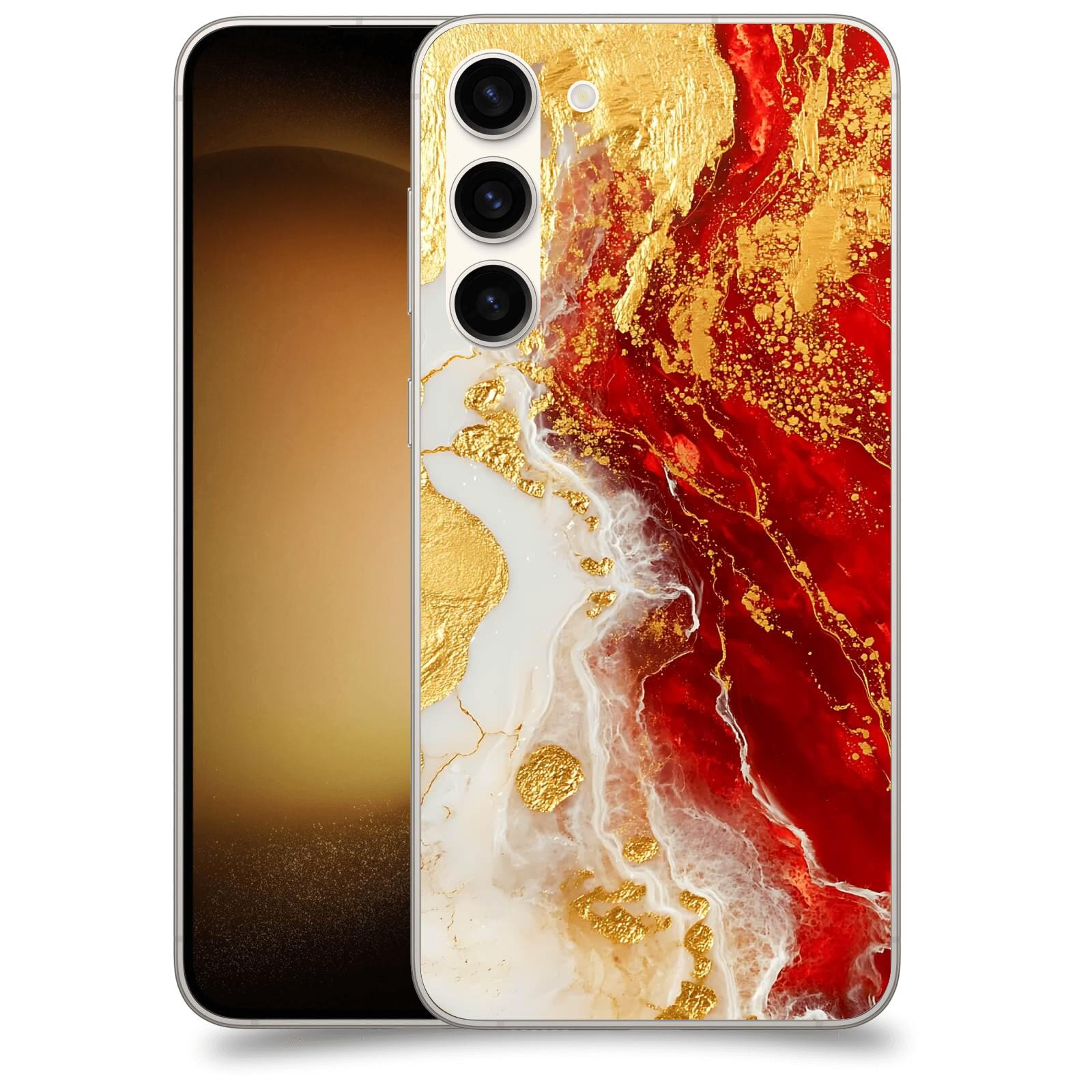 ACOVER Kryt na mobil Samsung Galaxy S23+ 5G - Golden Blood III