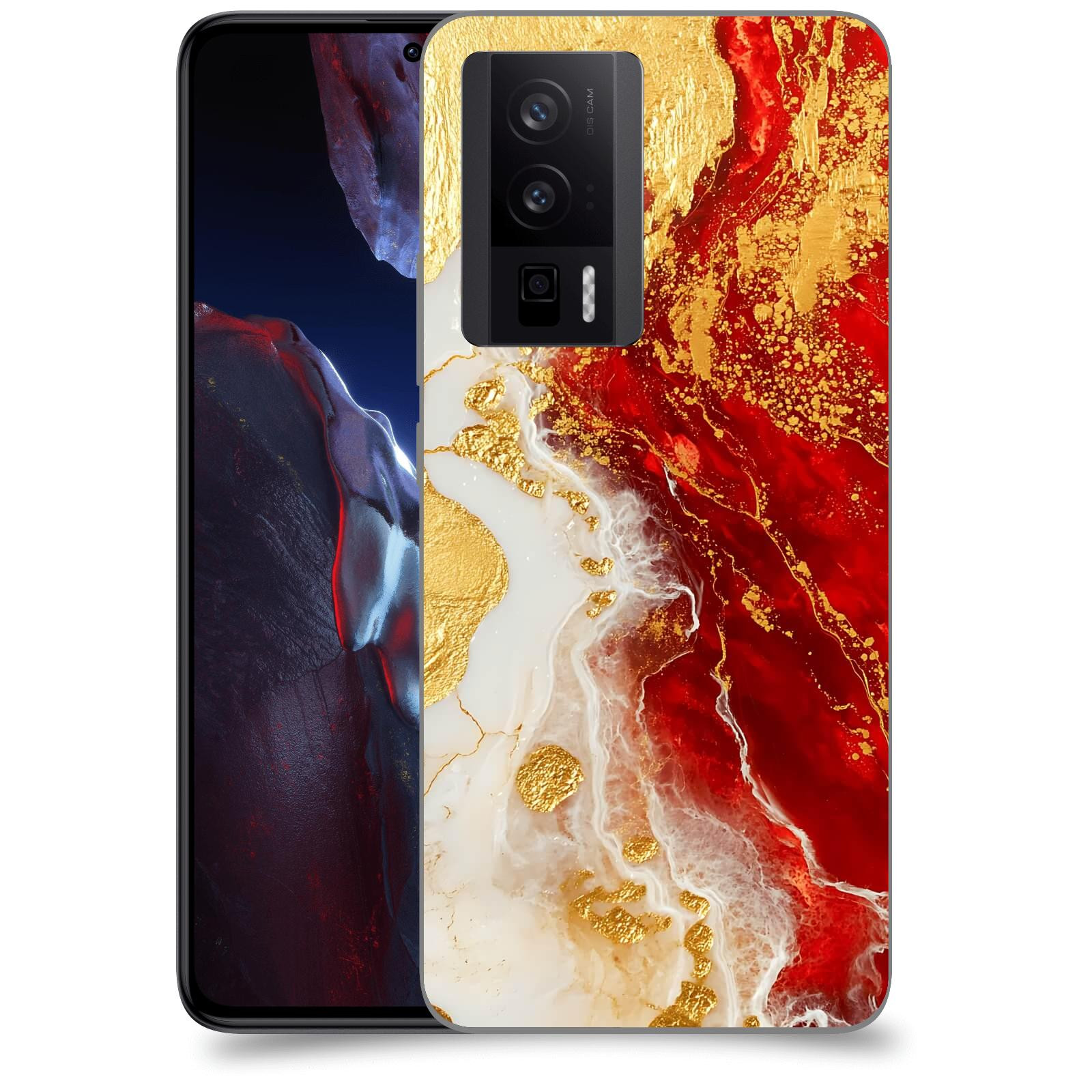 ACOVER Kryt na mobil Xiaomi Poco F5 Pro 5G - Golden Blood III