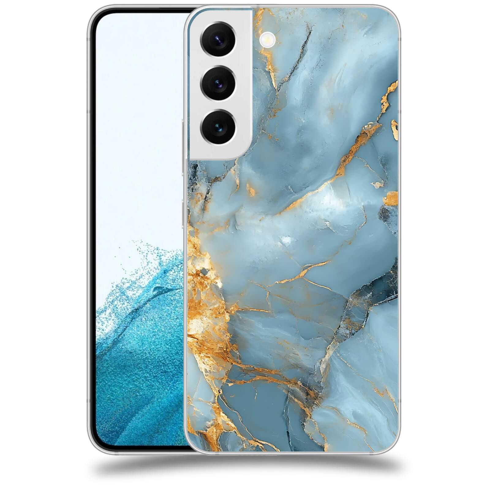 ACOVER Kryt na mobil Samsung Galaxy S22 5G - Ice Marble I