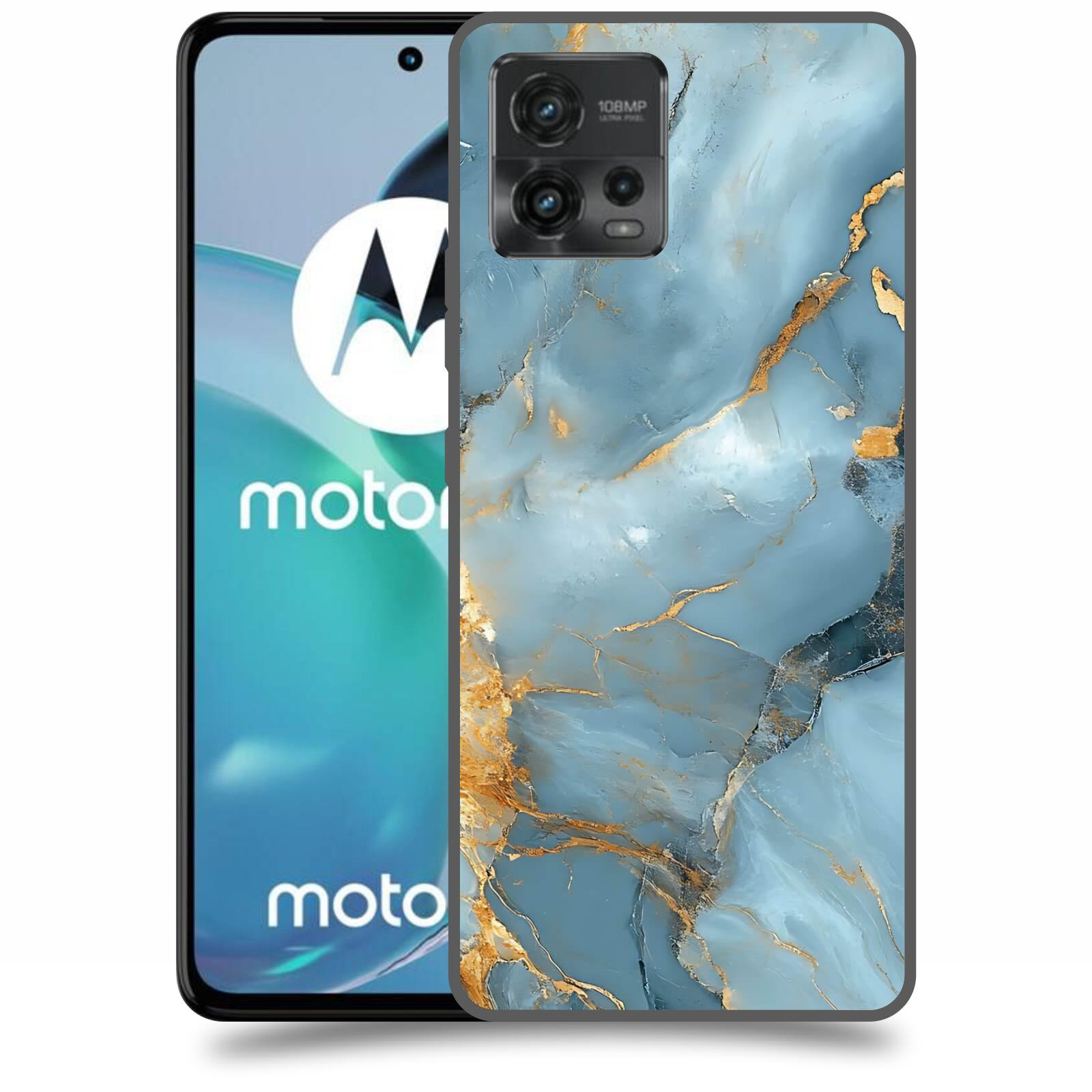 ACOVER Kryt na mobil Motorola Moto G72 - Ice Marble I