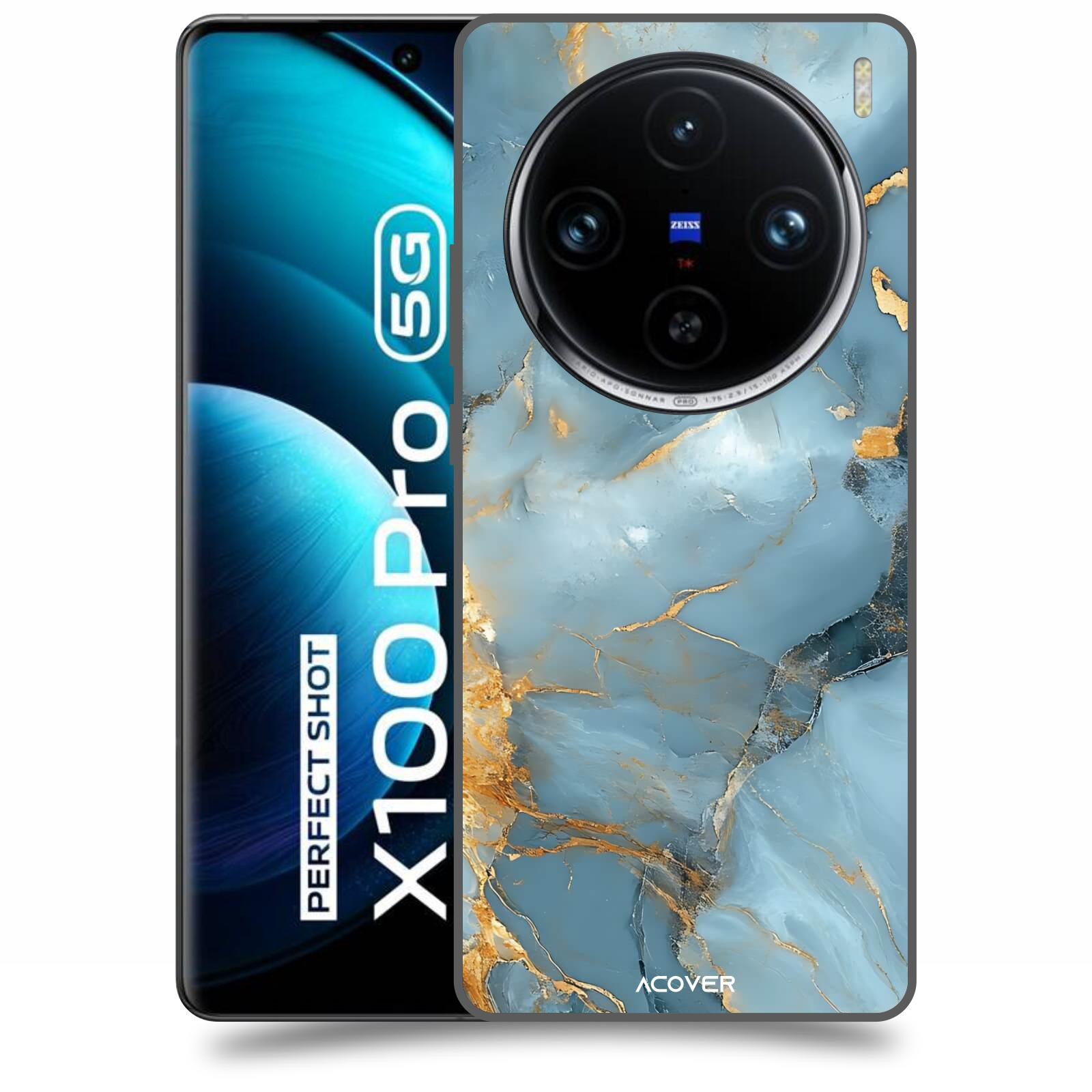 ACOVER Kryt na mobil Vivo X100 Pro - Ice Marble I