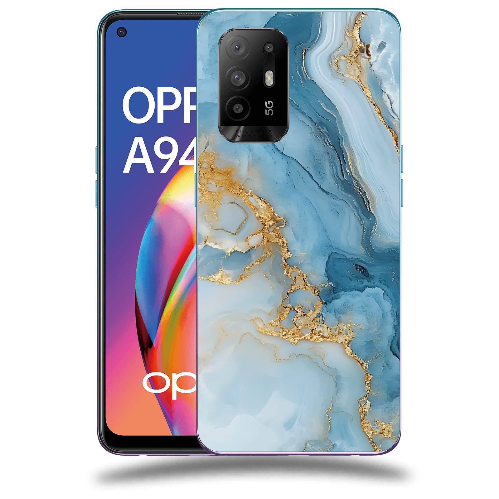 ACOVER Kryt na mobil OPPO A94 5G - Ice Marble II