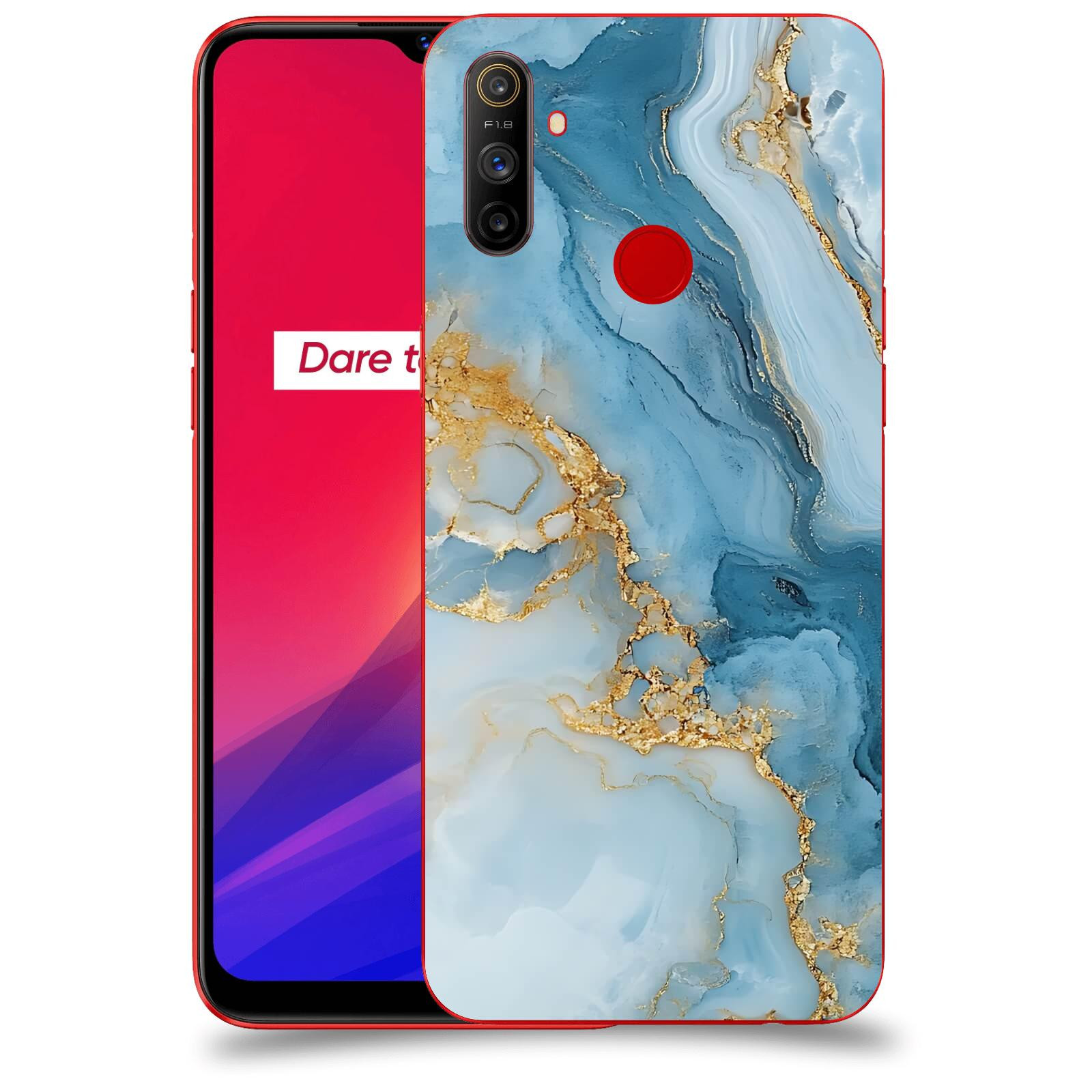 ACOVER Kryt na mobil Realme C3 - Ice Marble II