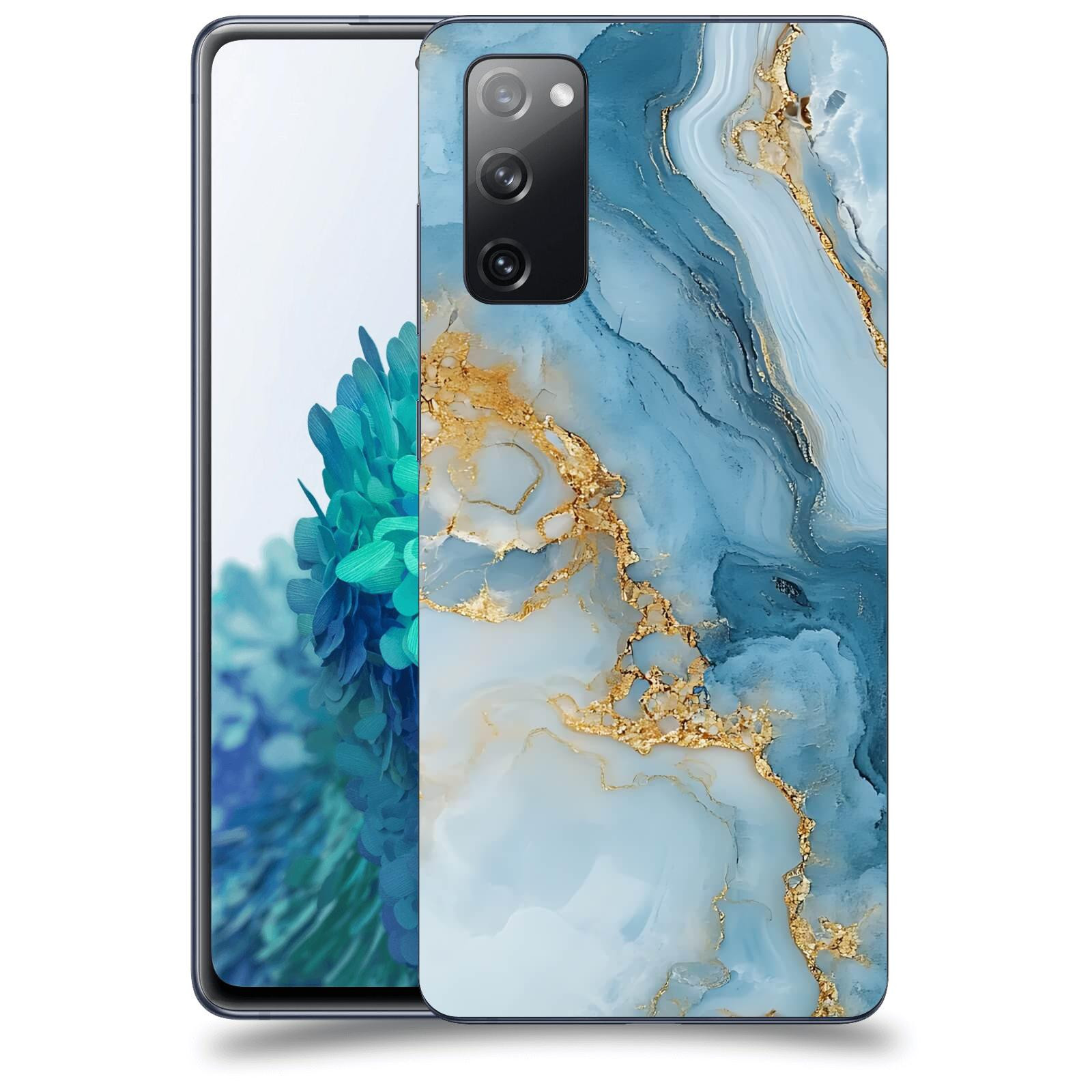 ACOVER Kryt na mobil Samsung Galaxy S20 FE - Ice Marble II