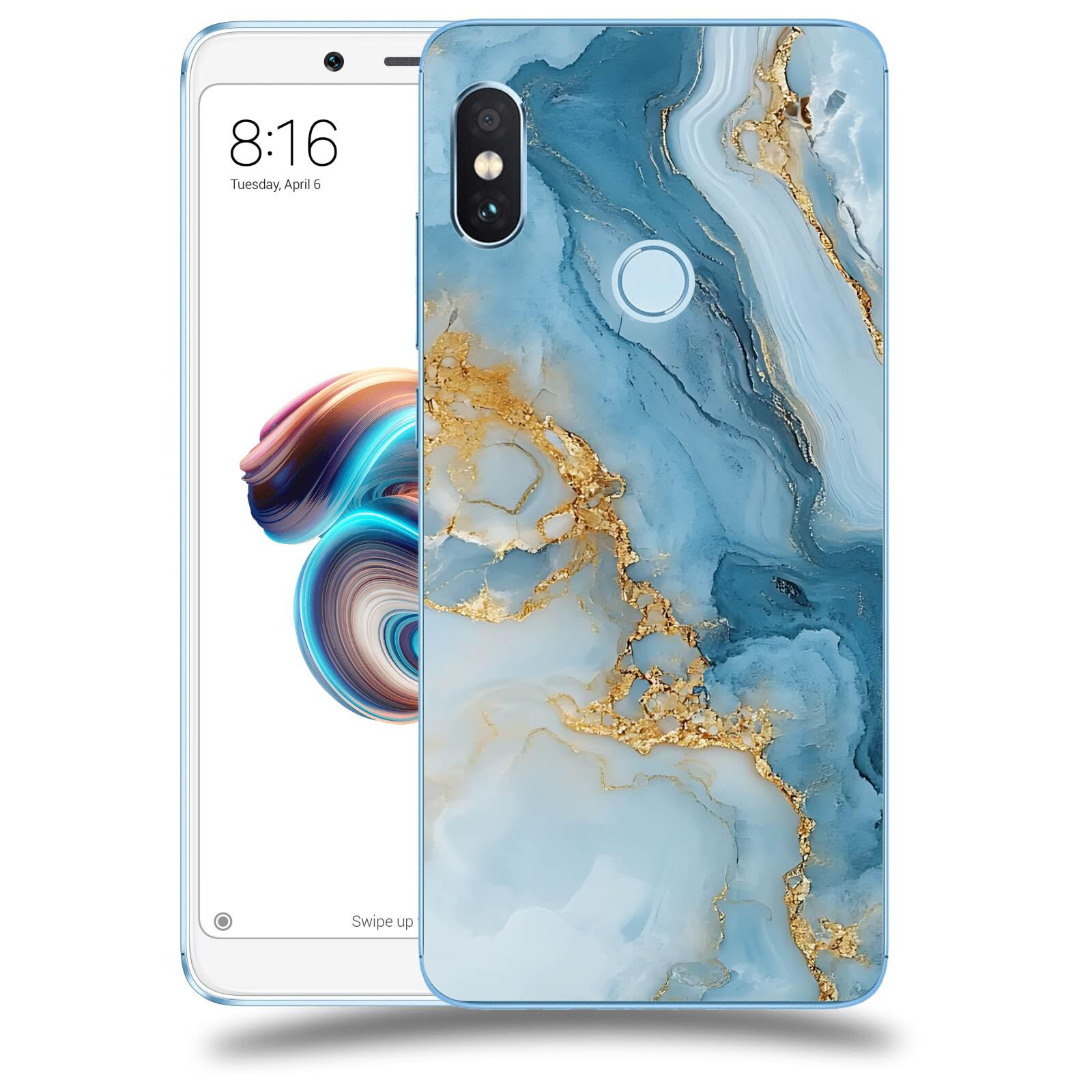 ACOVER Kryt na mobil Xiaomi Redmi Note 5 Global - Ice Marble II