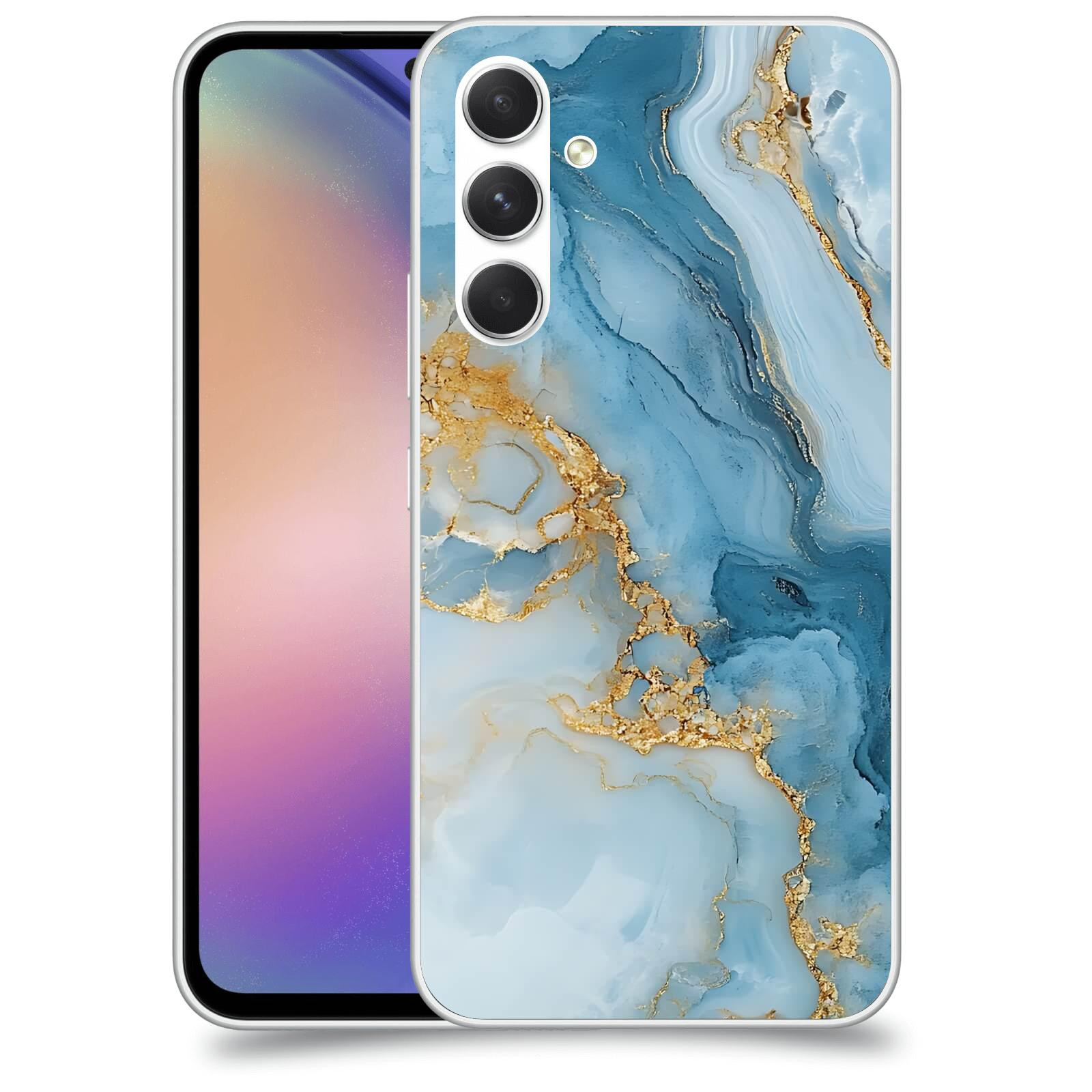 ACOVER Kryt na mobil Samsung Galaxy M54 5G - Ice Marble II