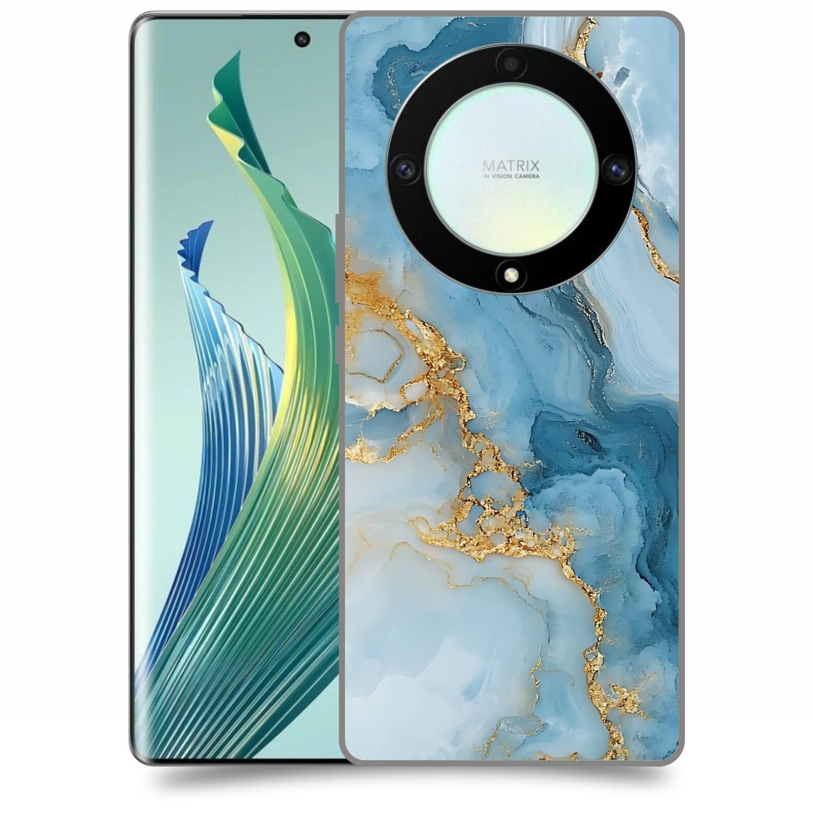 ACOVER Kryt na mobil Honor Magic 5 Lite 5G - Ice Marble II