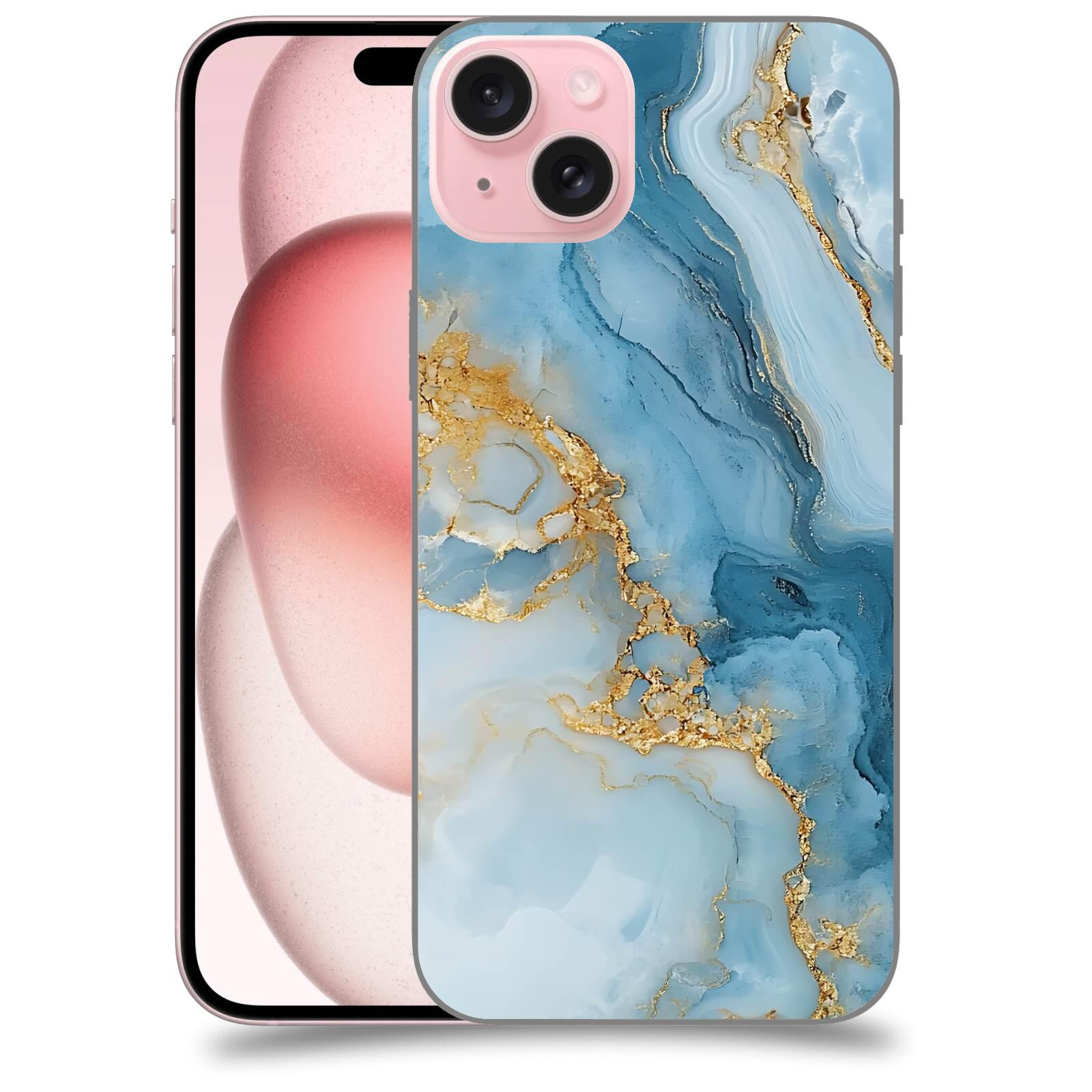 ACOVER Kryt na mobil Apple iPhone 15 plus - Ice Marble II