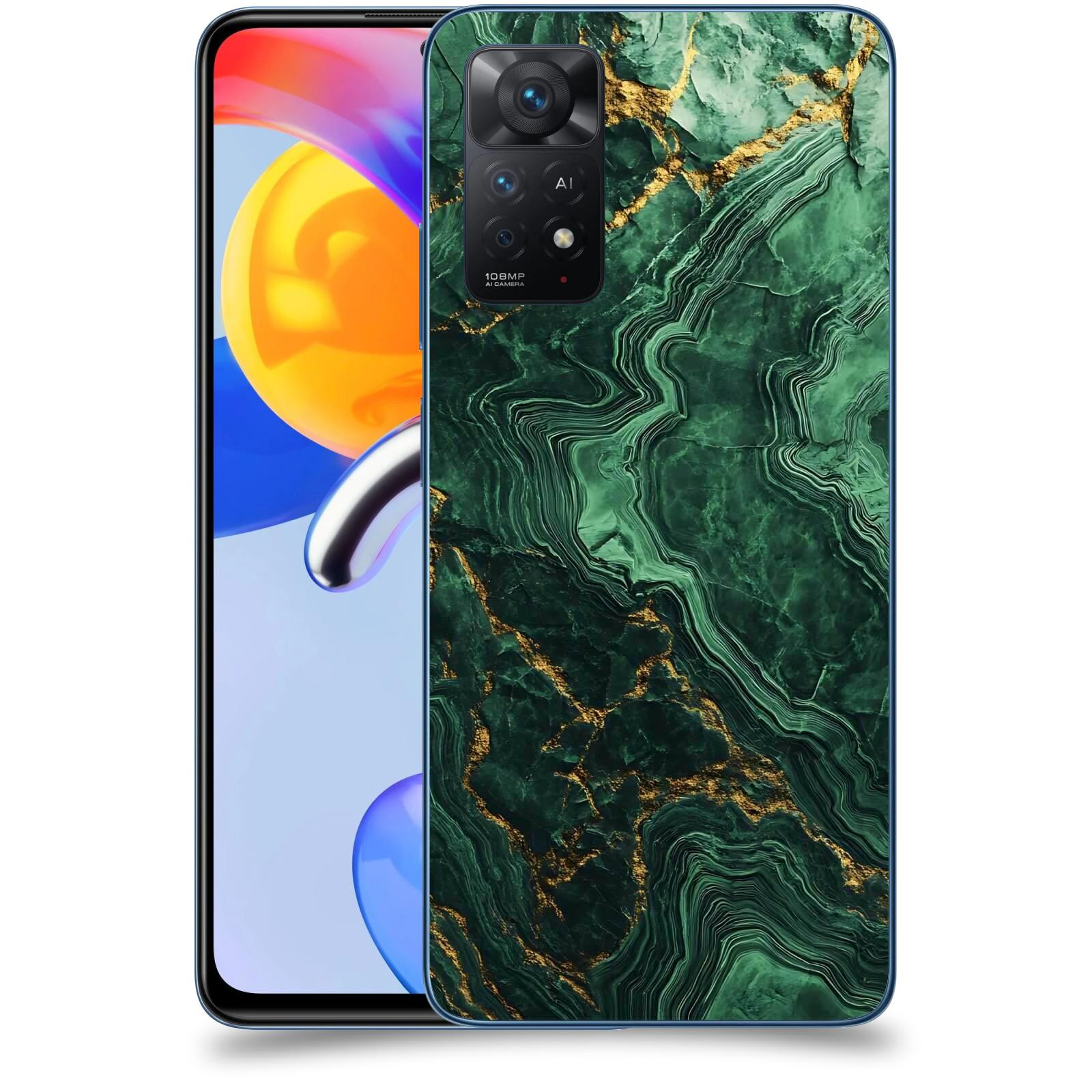 ACOVER Kryt na mobil Xiaomi Redmi Note 11 Pro 5G - Golden Moss I