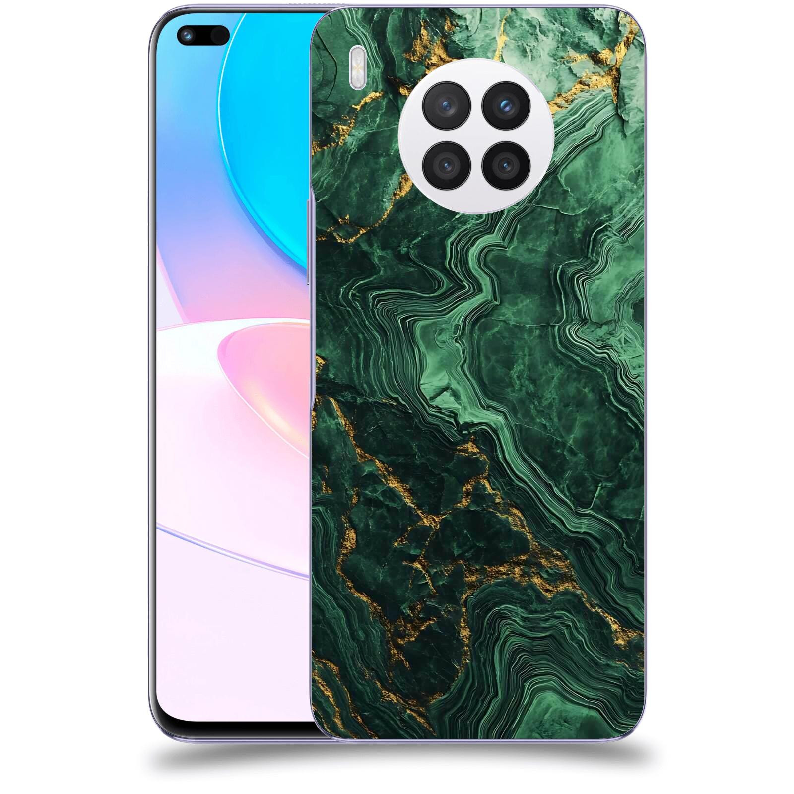 ACOVER Kryt na mobil Huawei Nova 8i - Golden Moss I