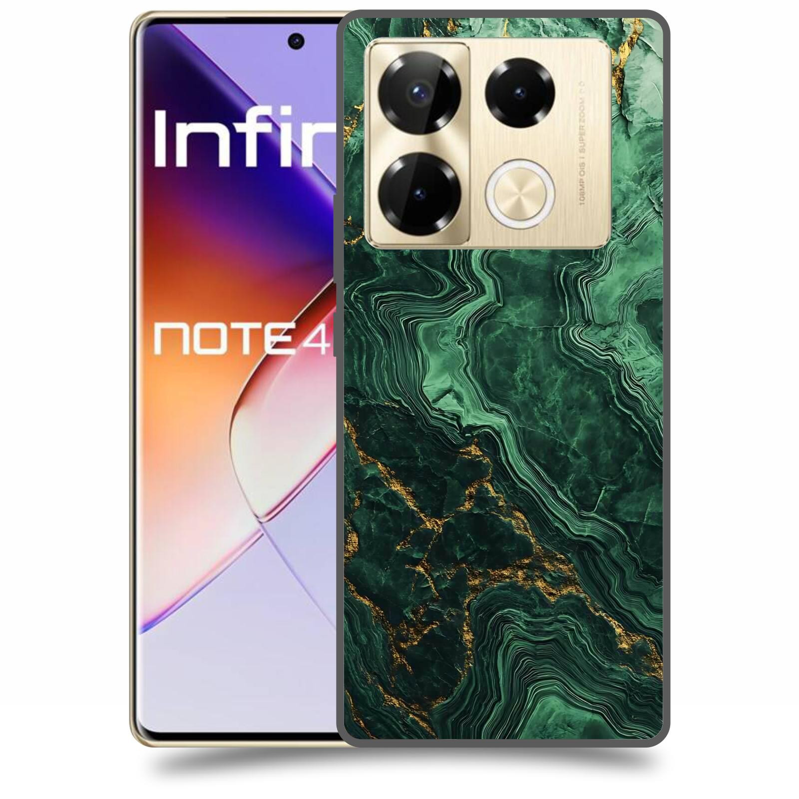 ACOVER Kryt na mobil Infinix Note 40 PRO - Golden Moss I