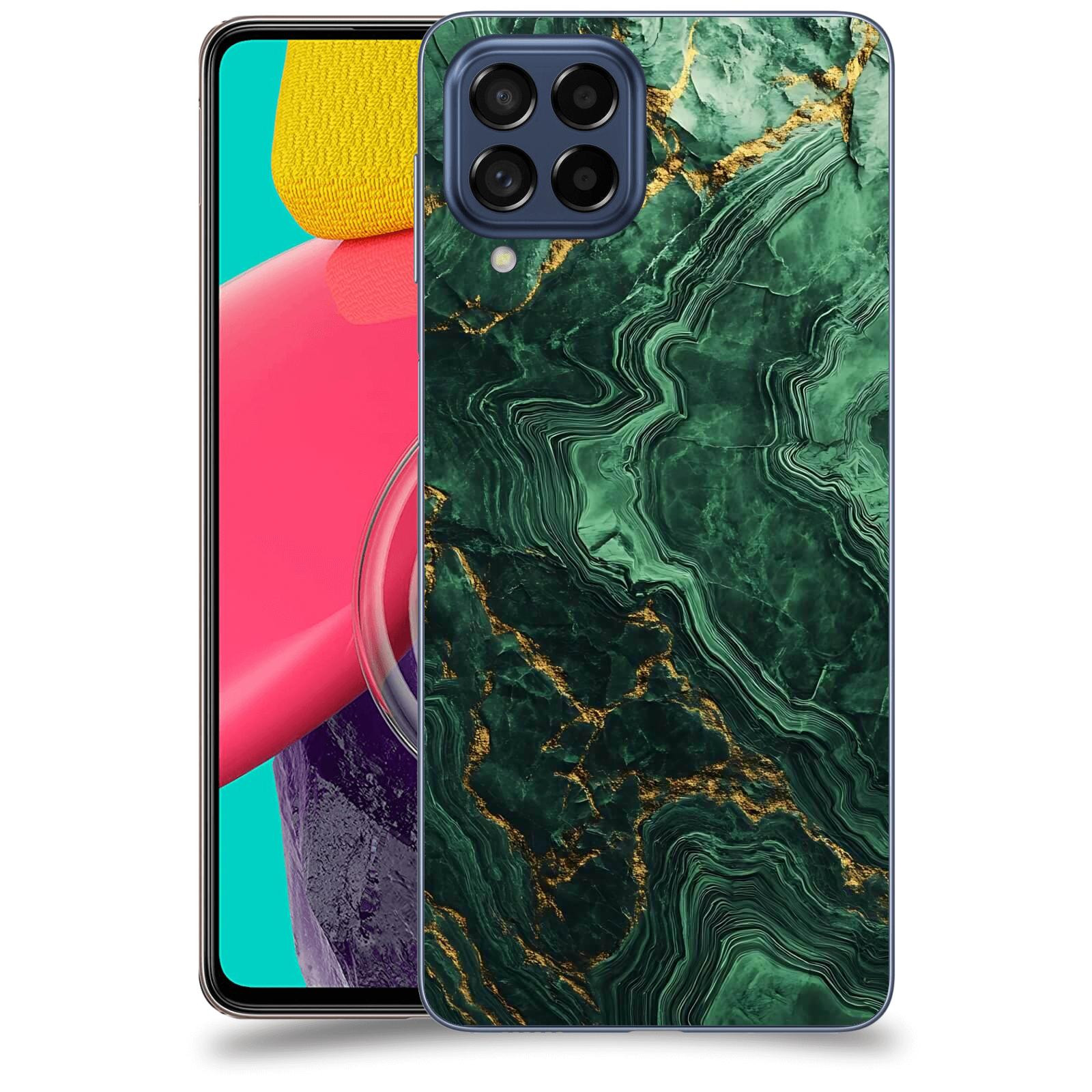 ACOVER Kryt na mobil Samsung Galaxy M53 5G - Golden Moss I
