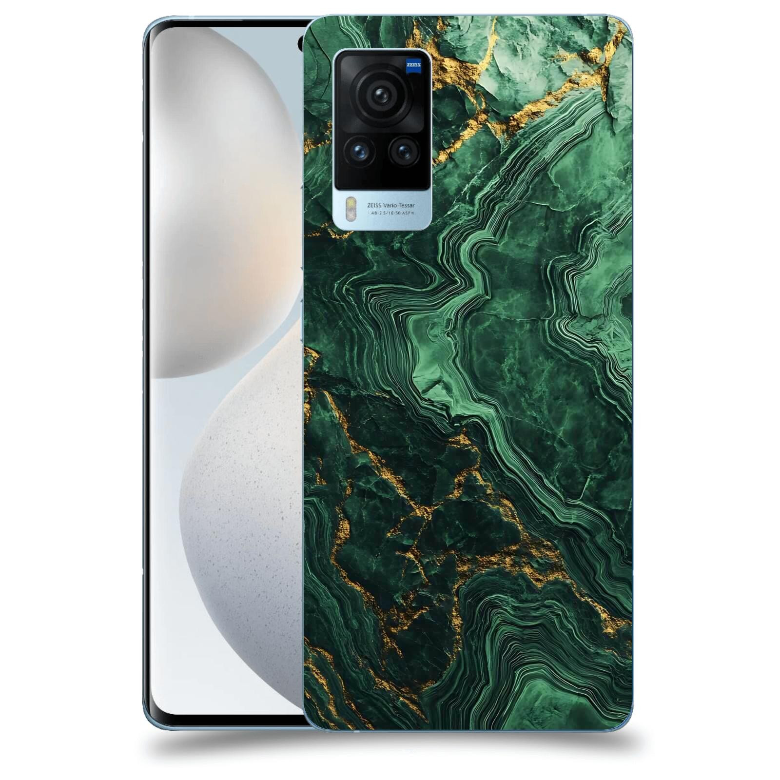 ACOVER Kryt na mobil Vivo X60 Pro 5G - Golden Moss I