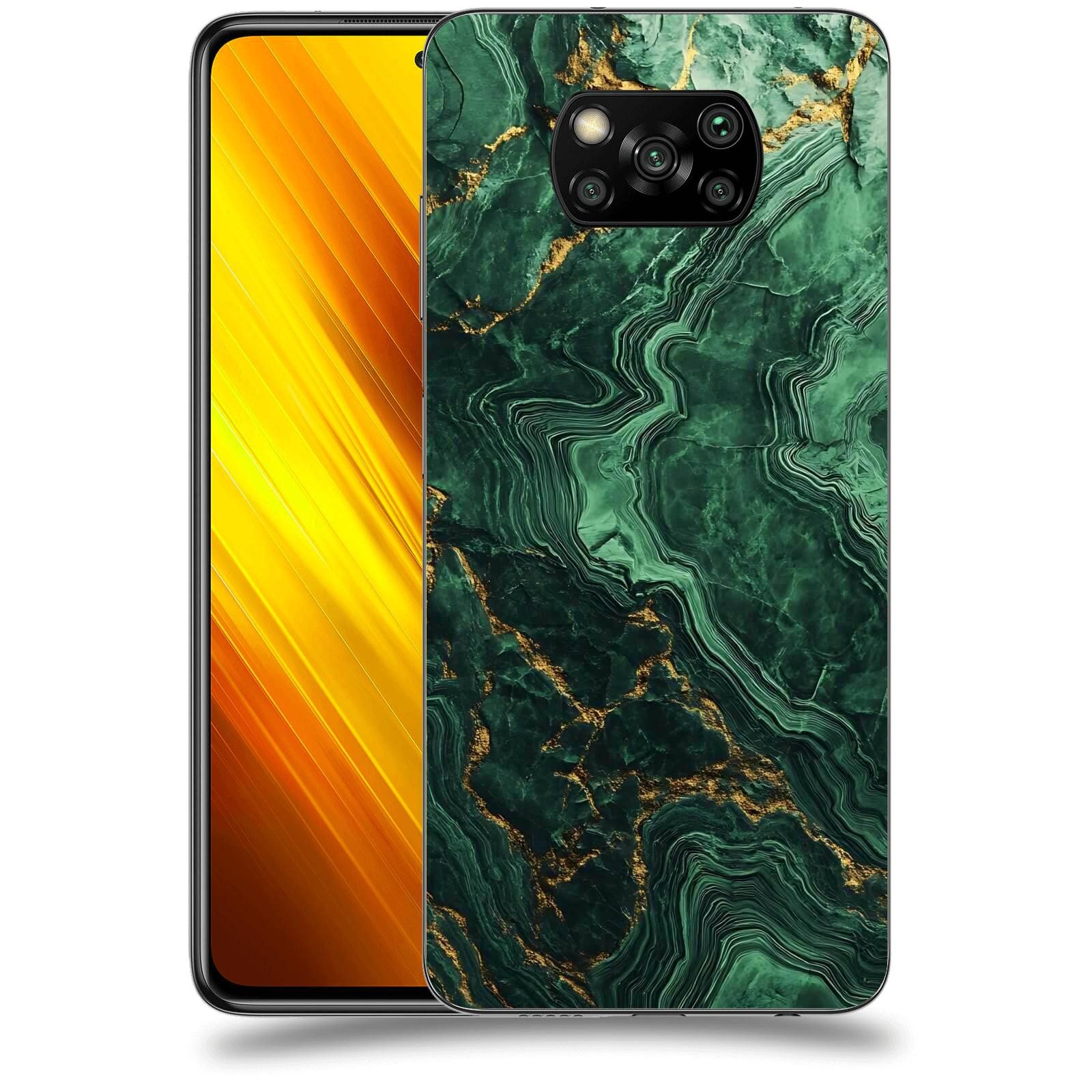 ACOVER Kryt na mobil Xiaomi Poco X3 - Golden Moss I