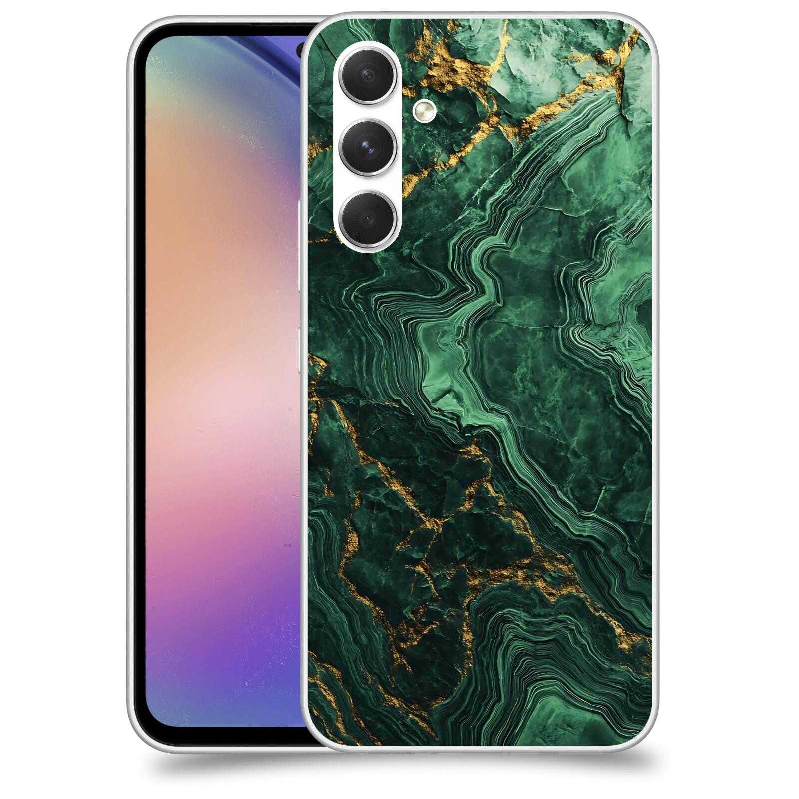ACOVER Kryt na mobil Samsung Galaxy M54 5G - Golden Moss I