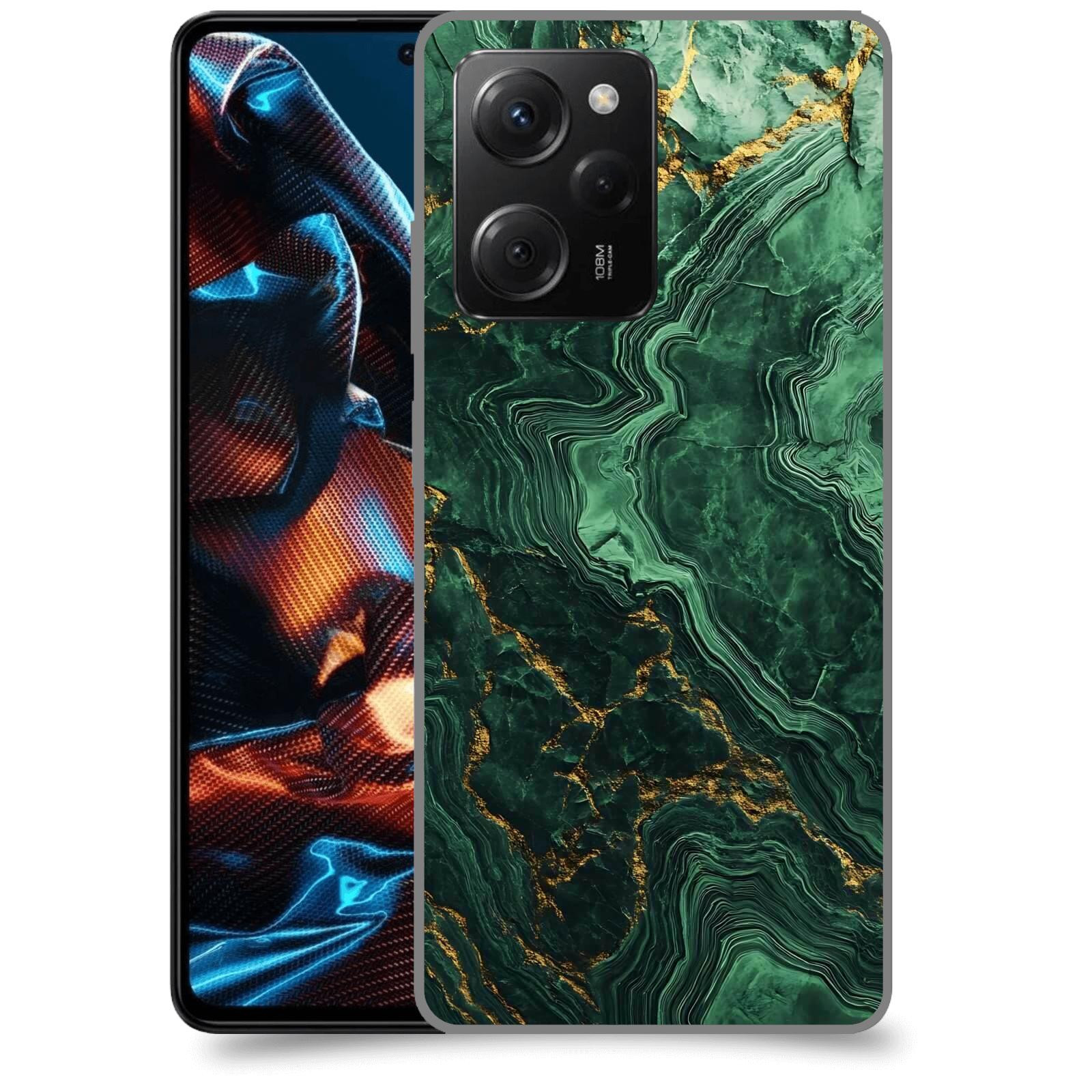 ACOVER Kryt na mobil Xiaomi Poco X5 Pro - Golden Moss I