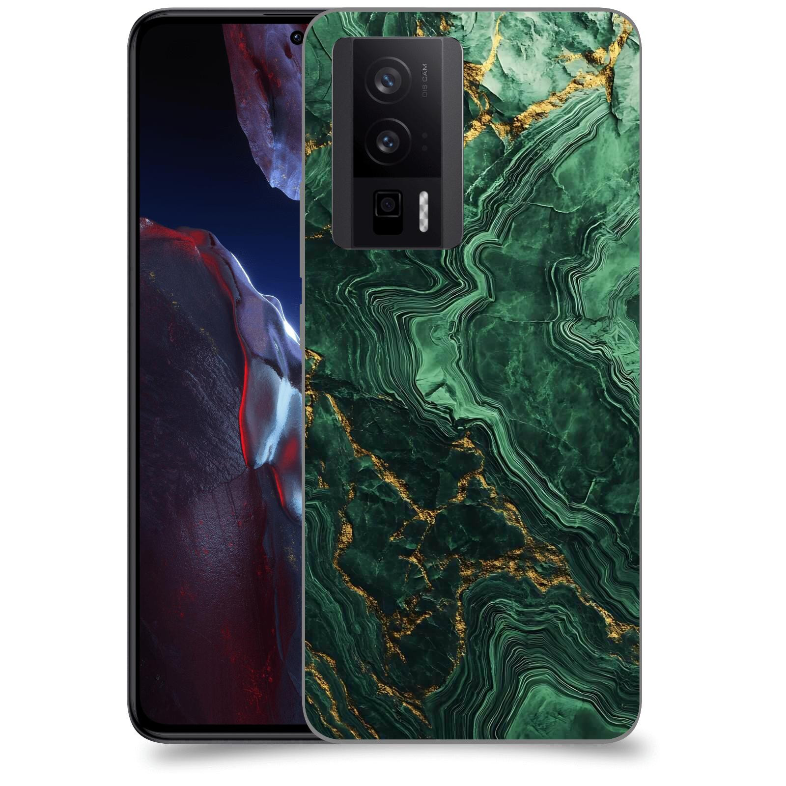 ACOVER Kryt na mobil Xiaomi Poco F5 Pro 5G - Golden Moss I
