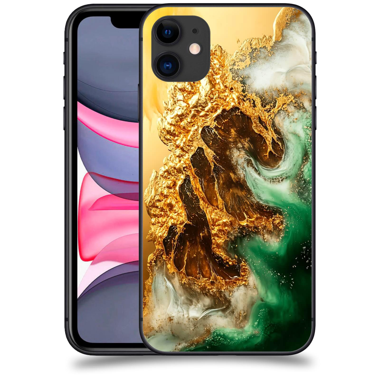 ACOVER Kryt na mobil Apple iPhone 11 - Golden Moss II