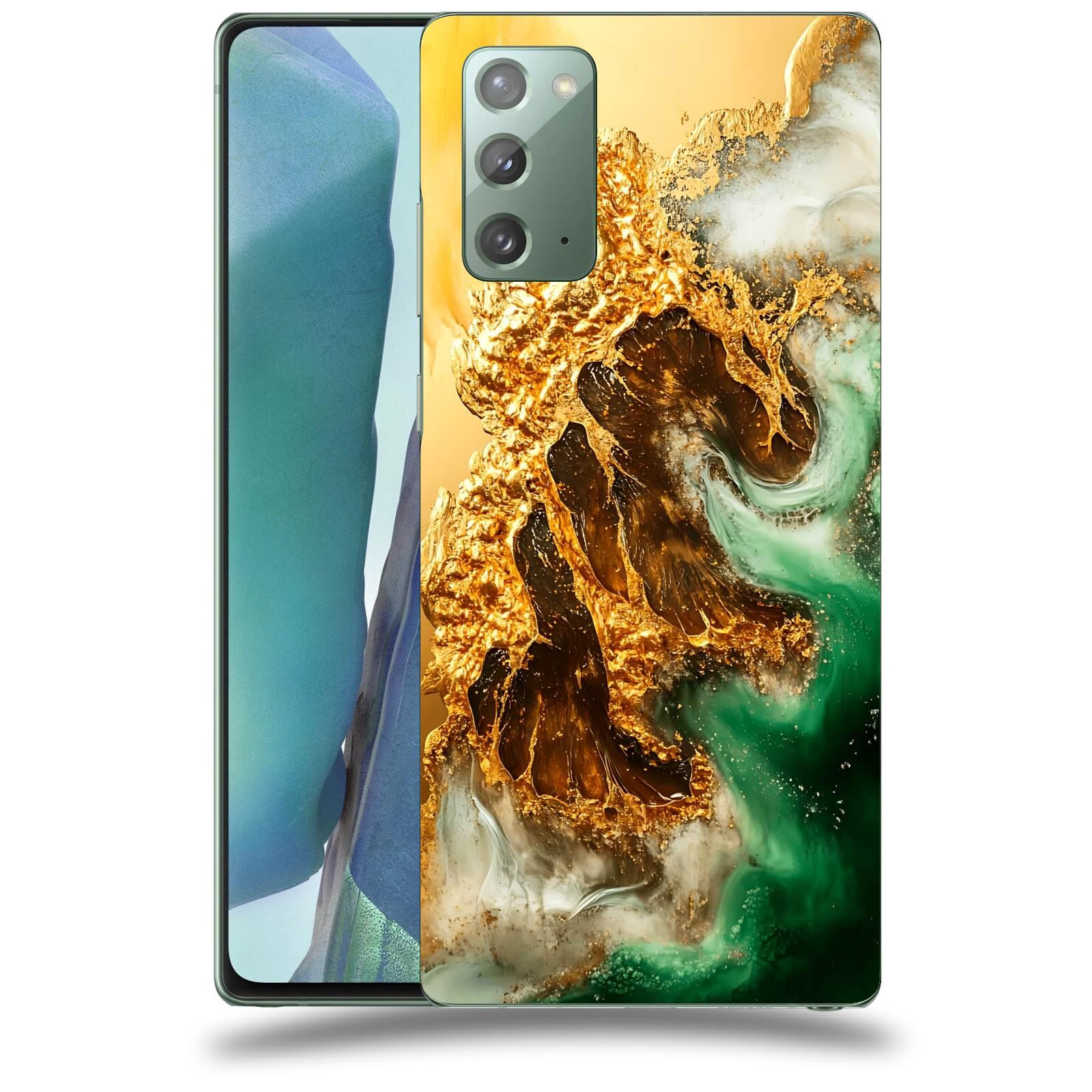 ACOVER Kryt na mobil Samsung Galaxy Note 20 - Golden Moss II