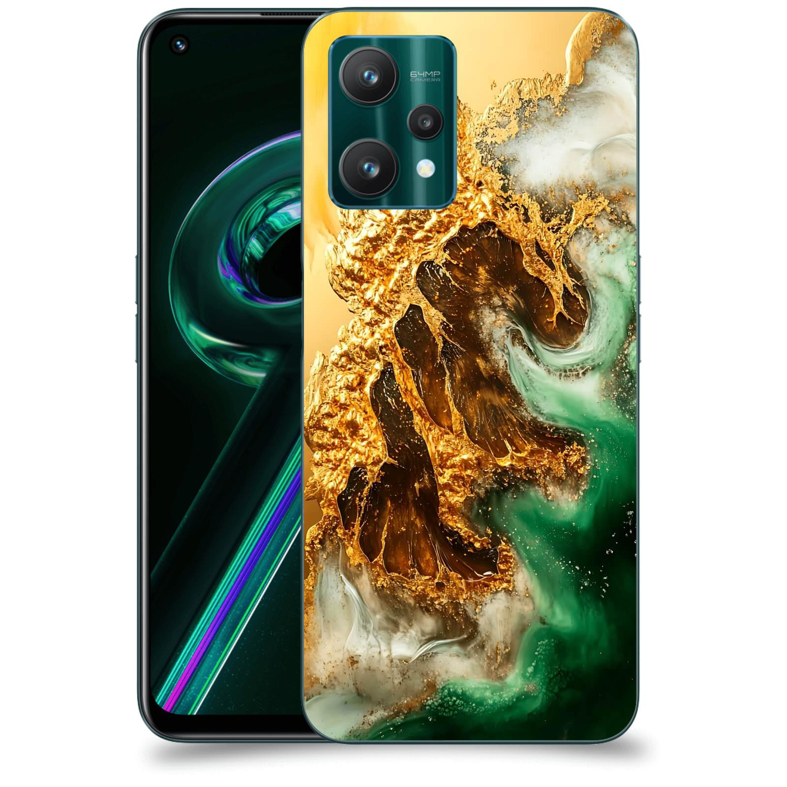 ACOVER Kryt na mobil Realme 9 Pro 5G - Golden Moss II