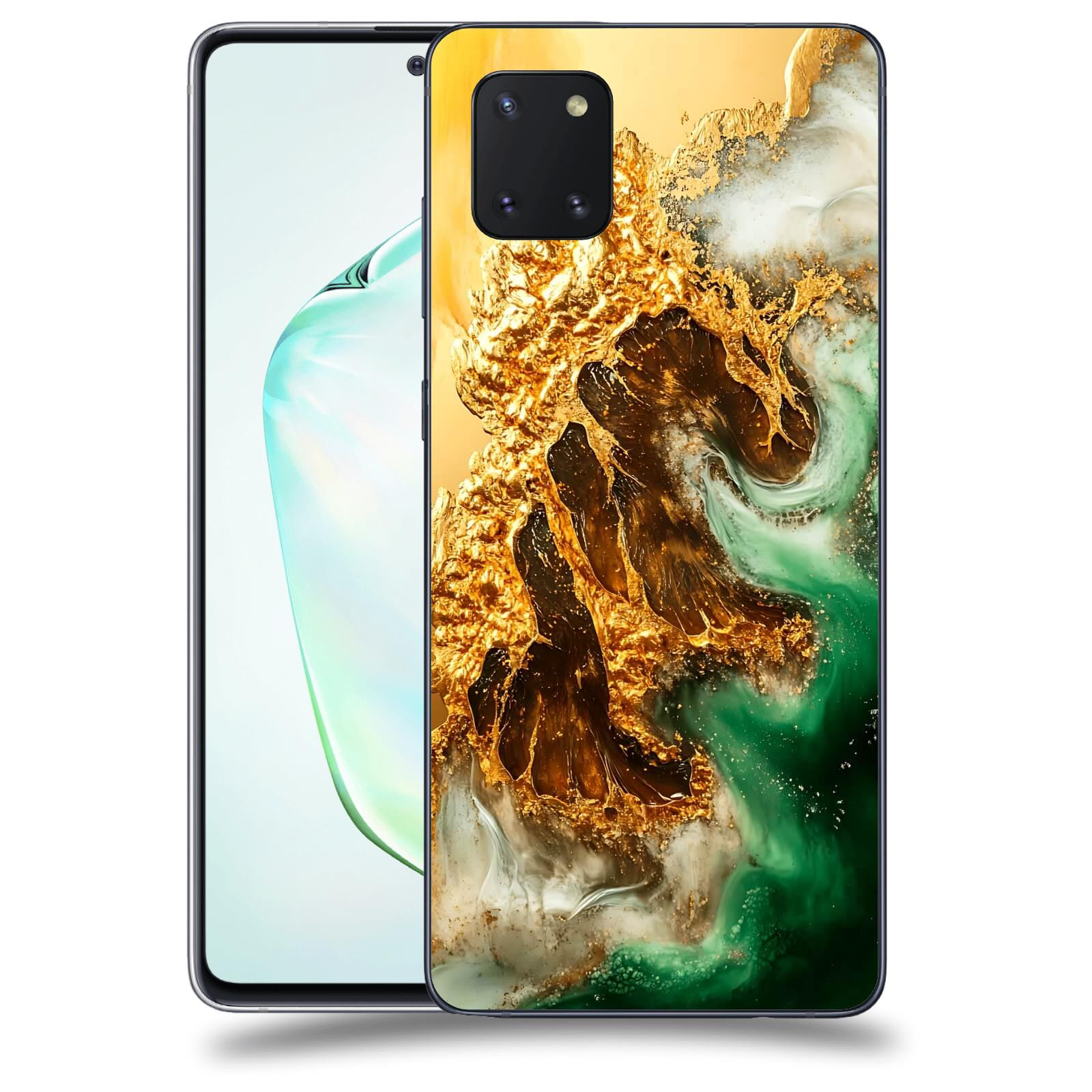 ACOVER Kryt na mobil Samsung Galaxy Note 10 Lite N770F - Golden Moss II