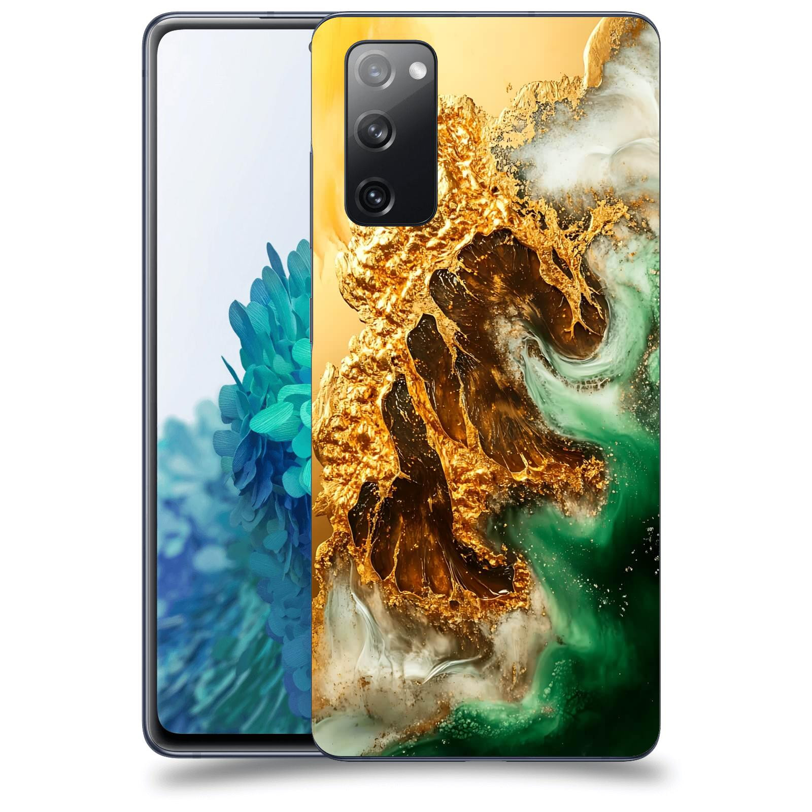 ACOVER Kryt na mobil Samsung Galaxy S20 FE - Golden Moss II