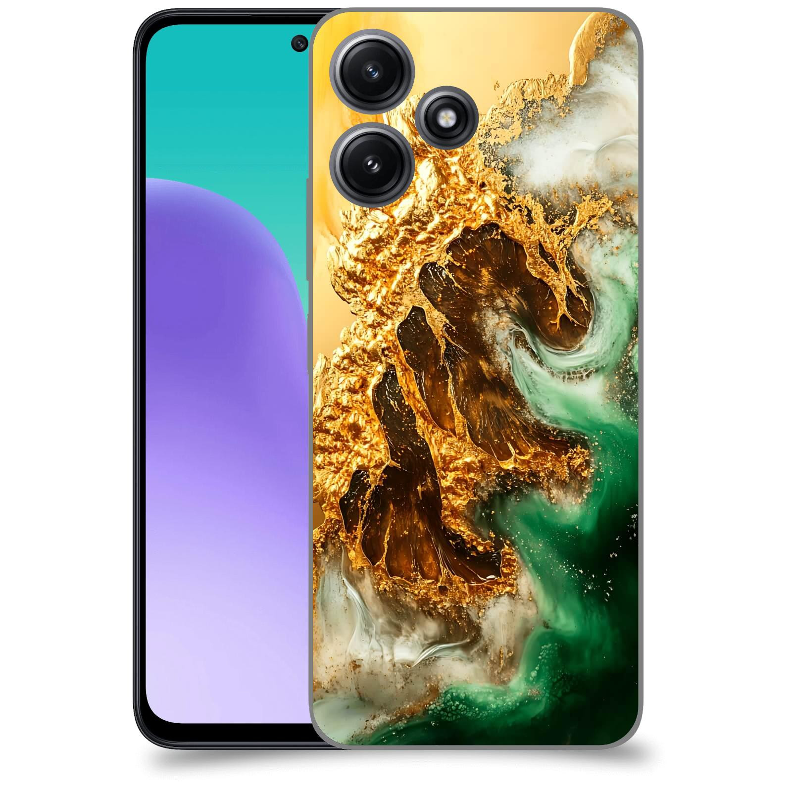 ACOVER Kryt na mobil Xiaomi Redmi 12 5G - Golden Moss II