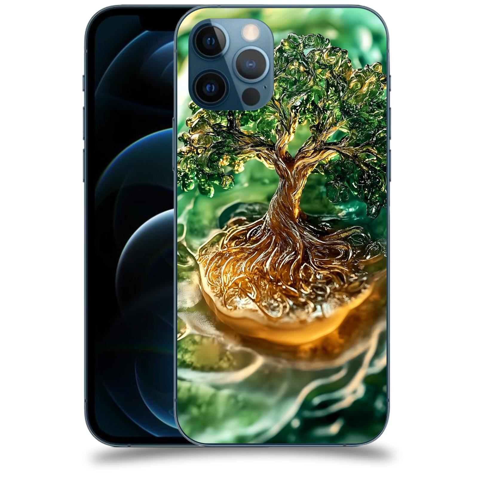 ACOVER Kryt na mobil Apple iPhone 12 Pro - Golden Moss III