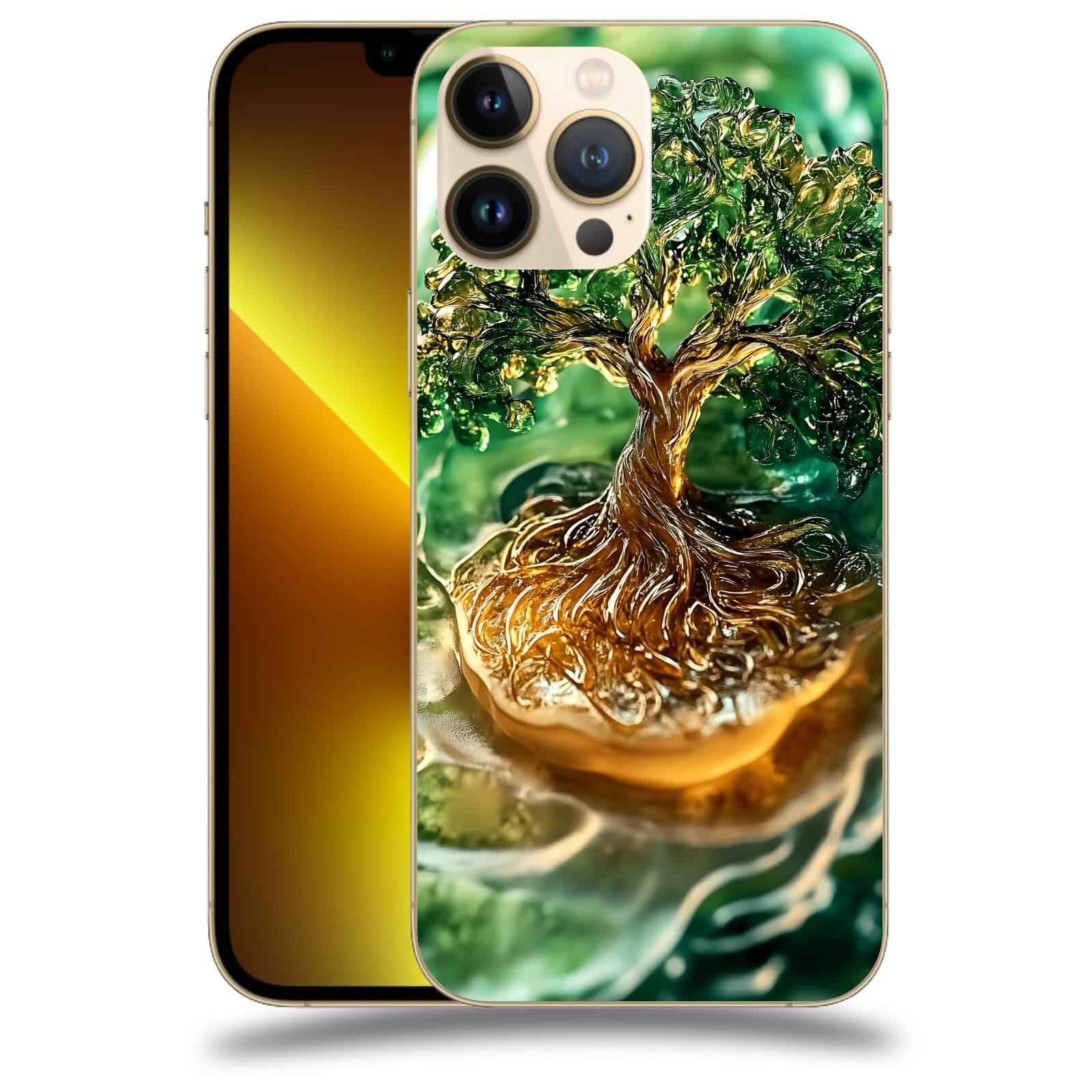 ACOVER Kryt na mobil Apple iPhone 13 Pro - Golden Moss III