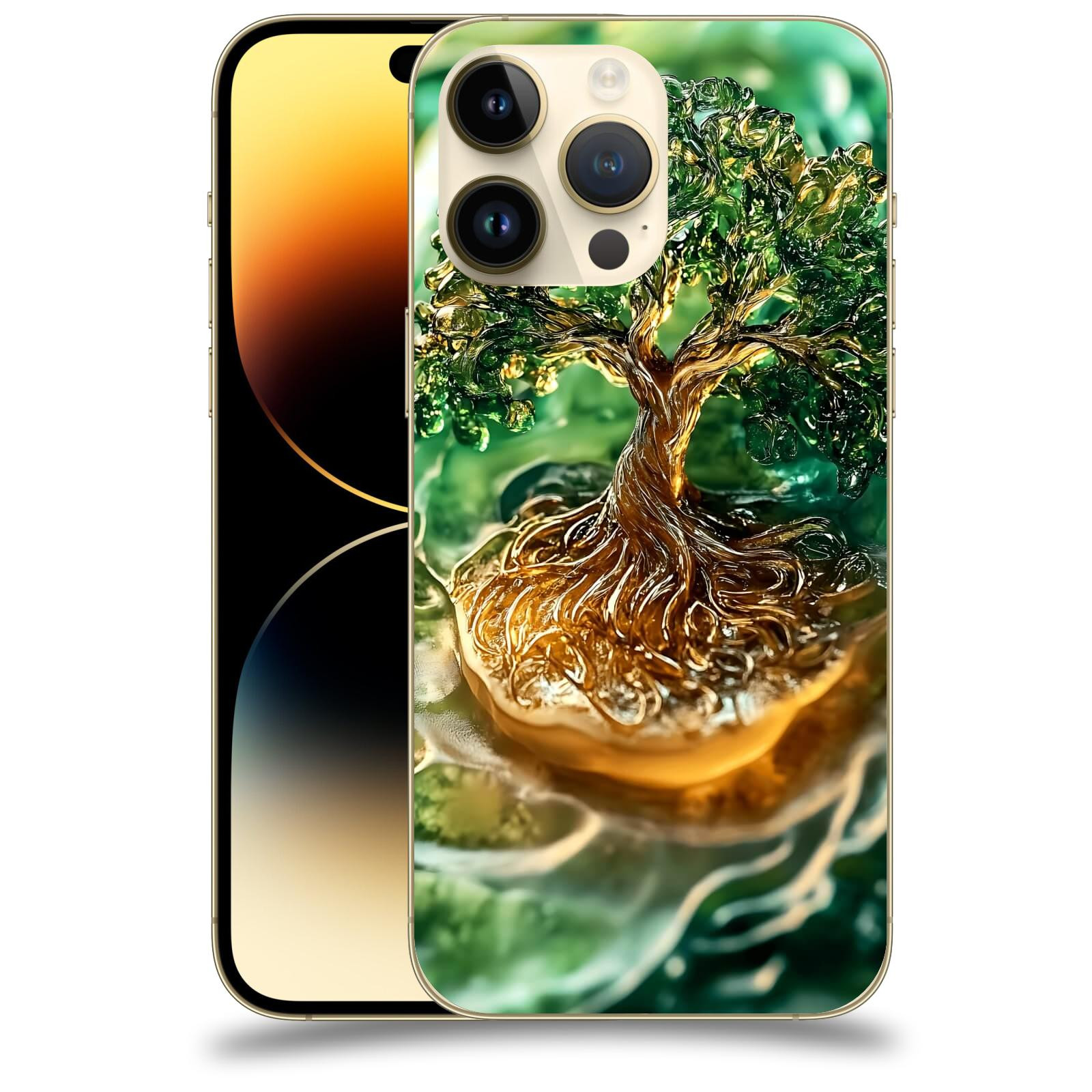 ACOVER Kryt na mobil Apple iPhone 14 Pro Max - Golden Moss III