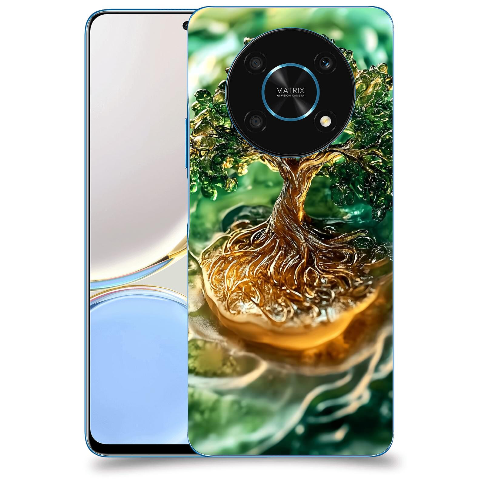 ACOVER Kryt na mobil Honor Magic 4 Lite 5G - Golden Moss III