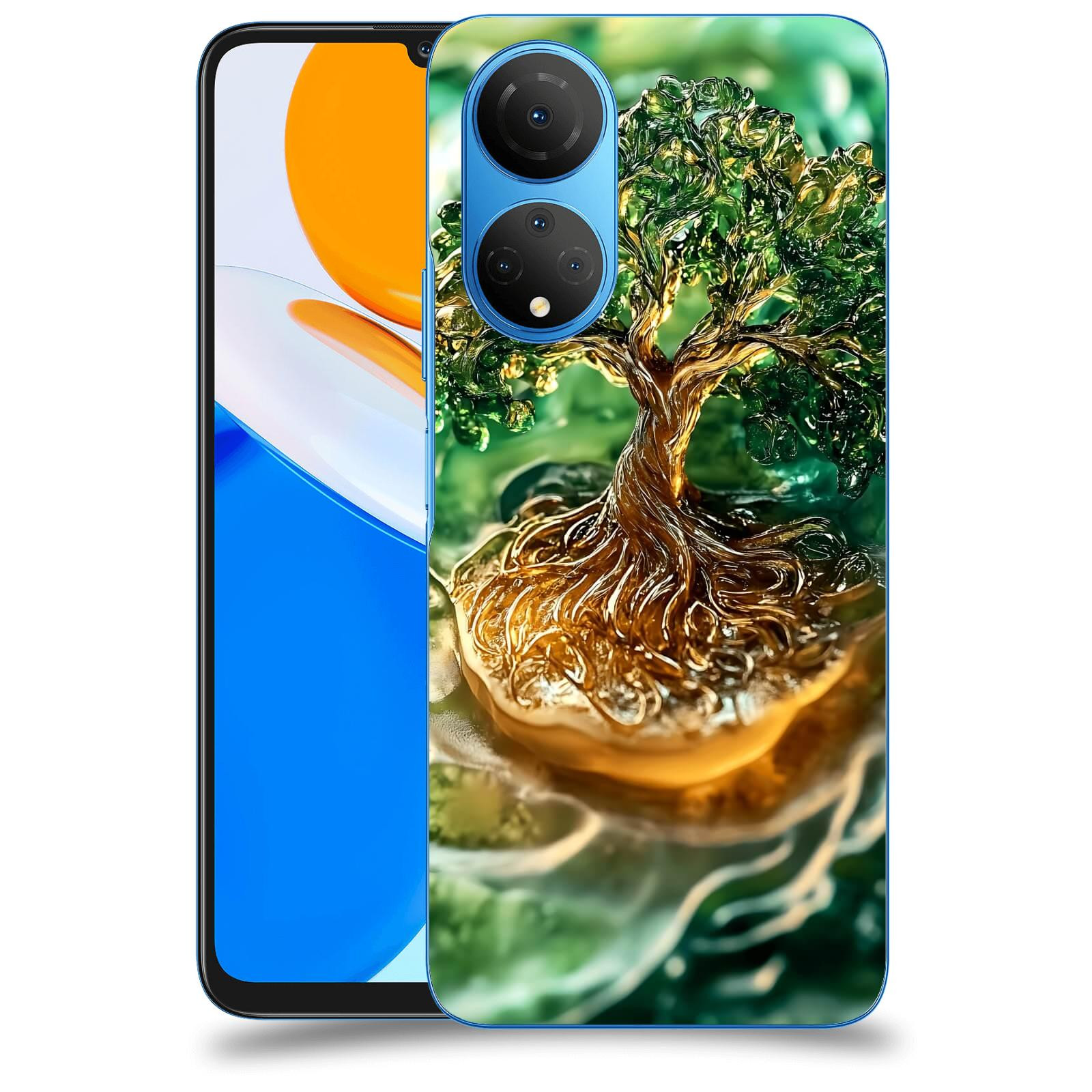 ACOVER Kryt na mobil Honor X7 - Golden Moss III