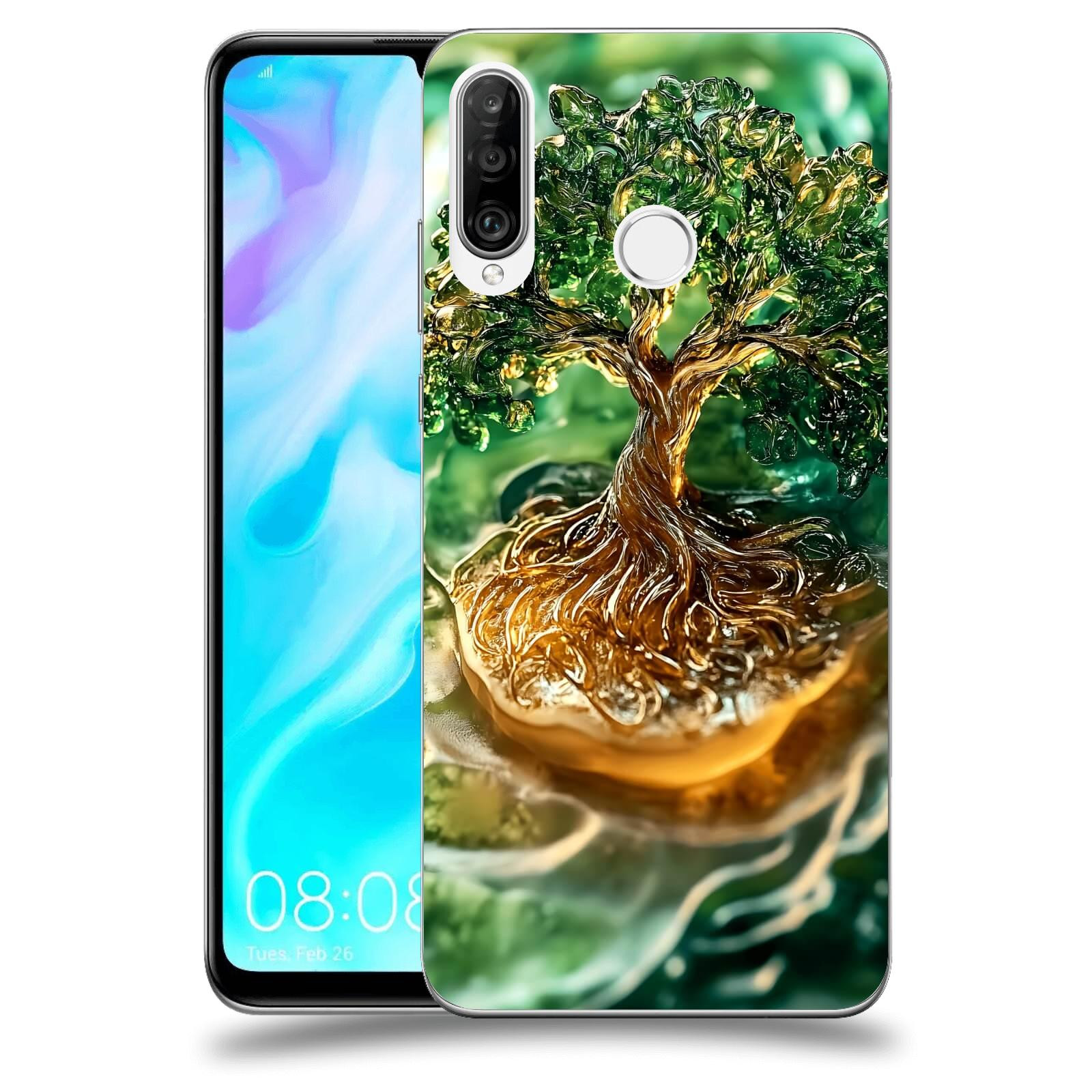 ACOVER Kryt na mobil Huawei P30 Lite - Golden Moss III