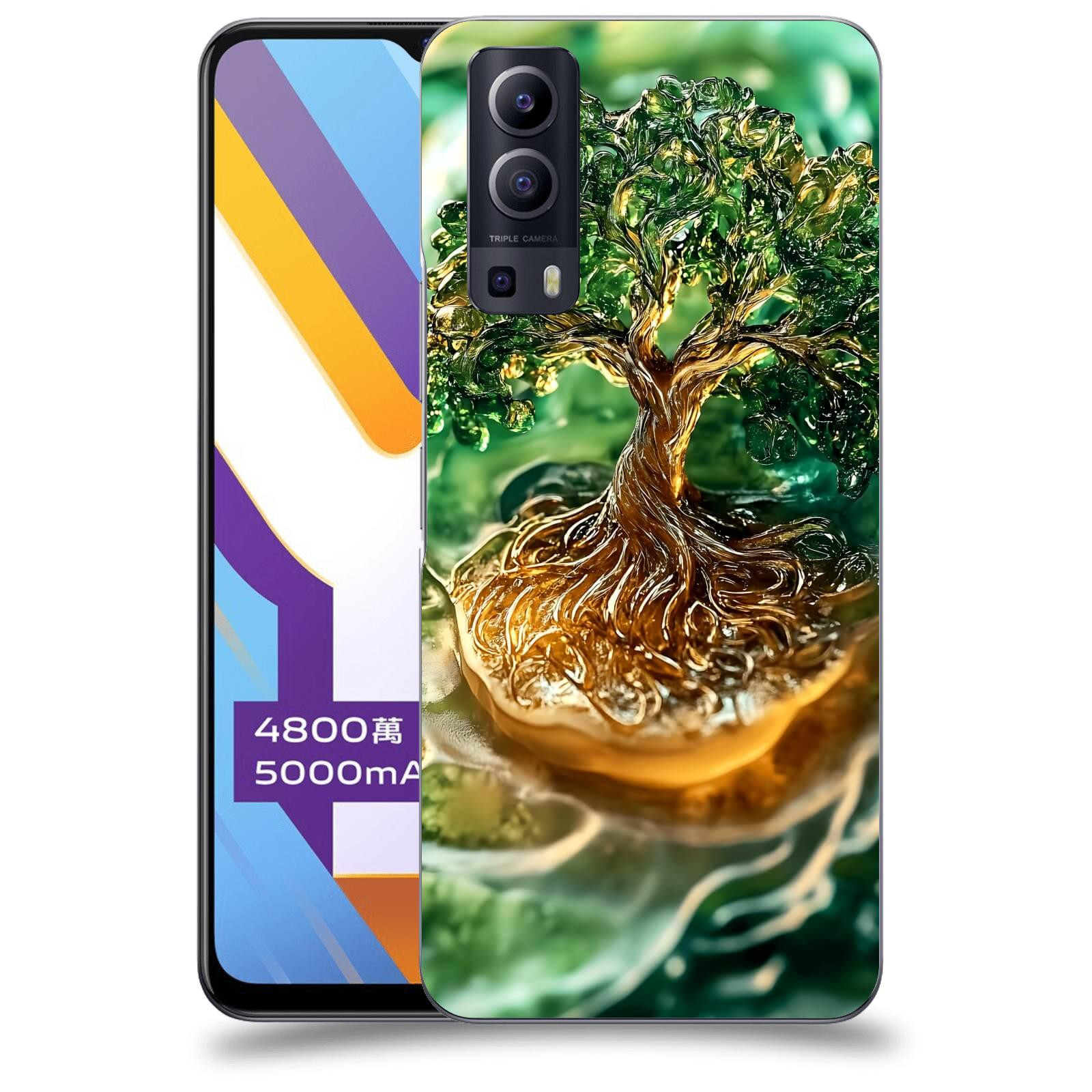 ACOVER Kryt na mobil Vivo Y52 5G - Golden Moss III