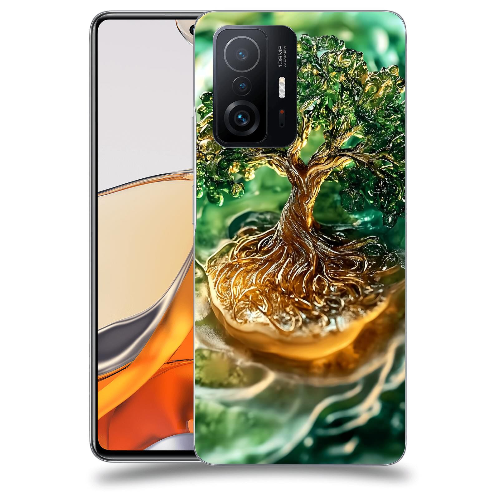 ACOVER Kryt na mobil Xiaomi 11T Pro - Golden Moss III