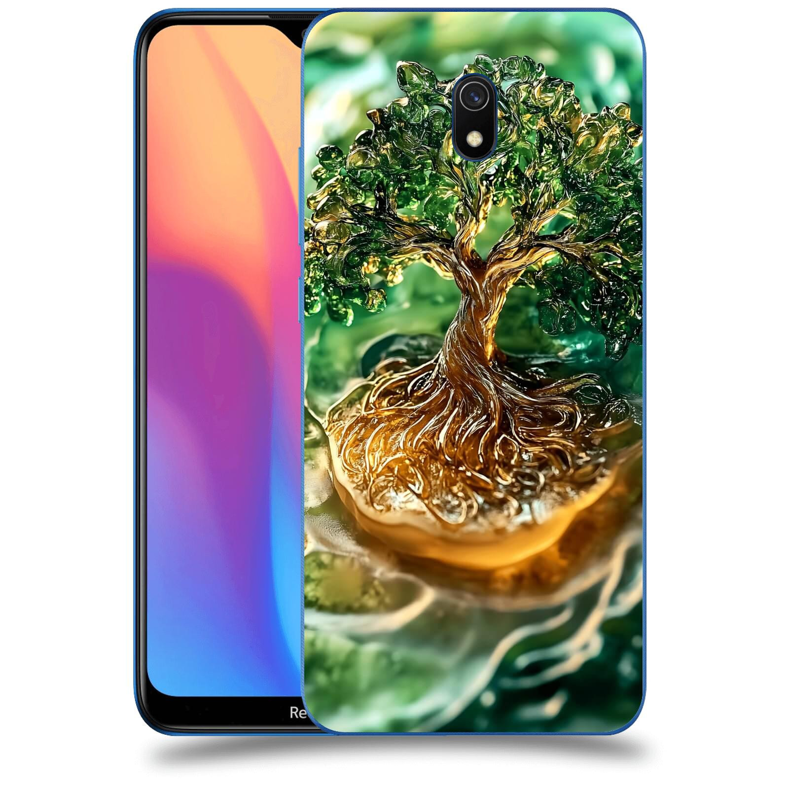 ACOVER Kryt na mobil Xiaomi Redmi 8A - Golden Moss III