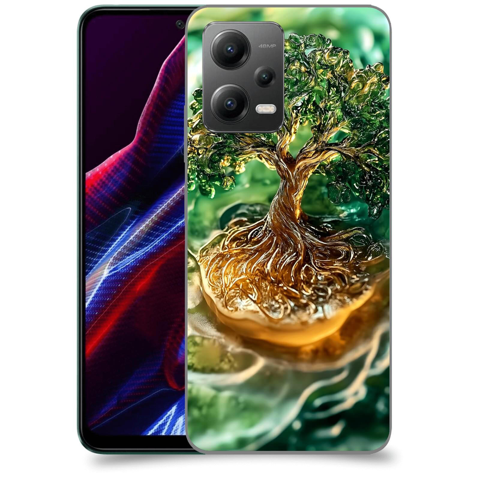 ACOVER Kryt na mobil Xiaomi Poco X5 - Golden Moss III