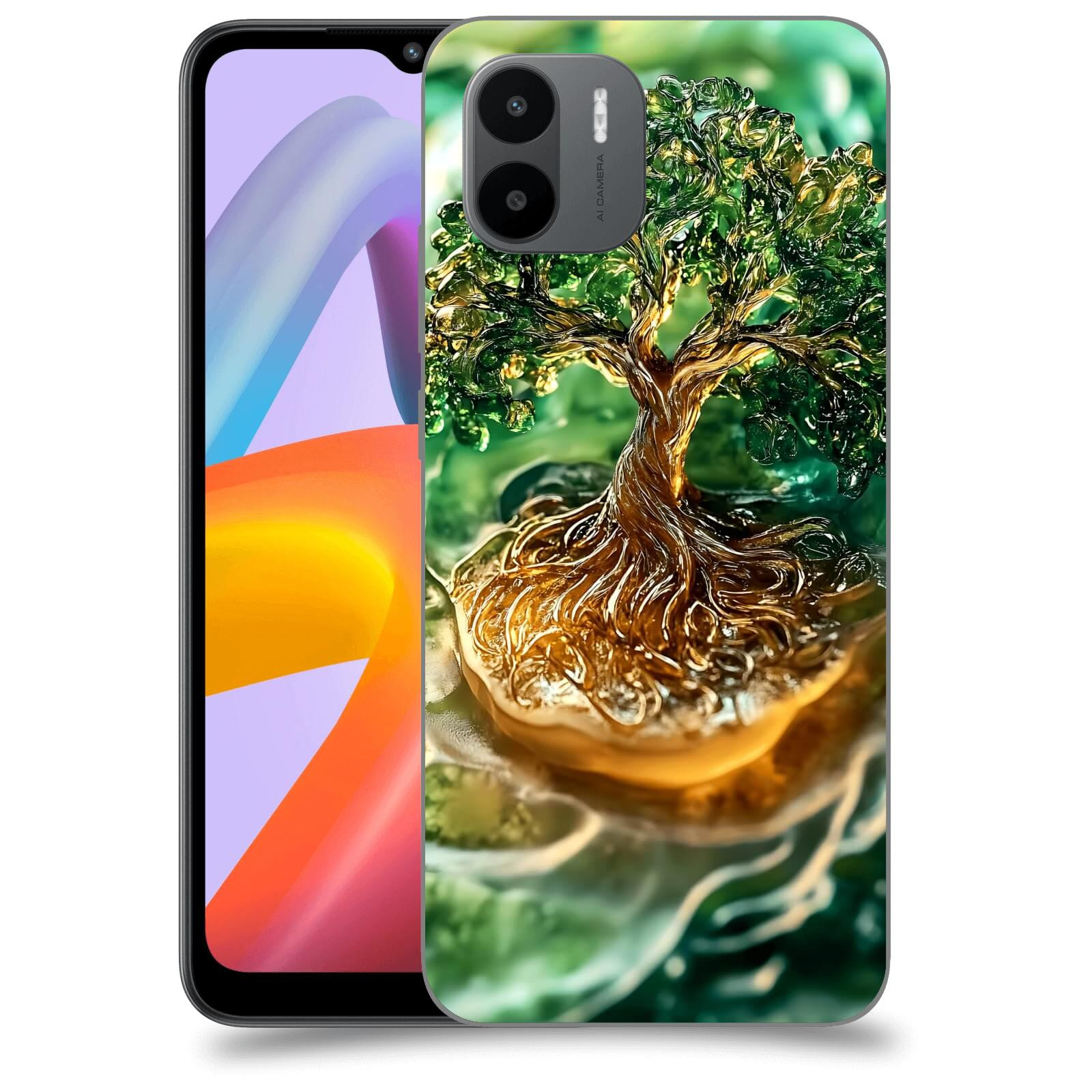 ACOVER Kryt na mobil Xiaomi Redmi A2+ - Golden Moss III