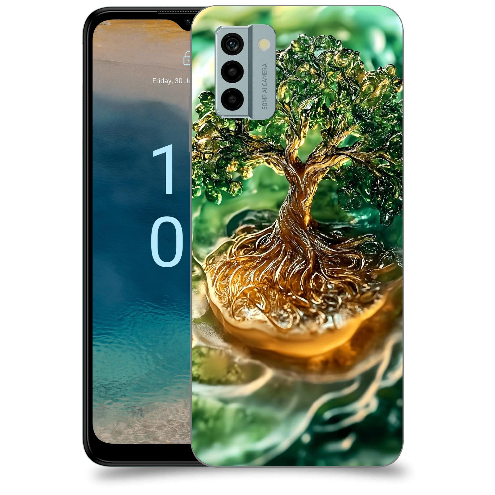 ACOVER Kryt na mobil Nokia G22 - Golden Moss III