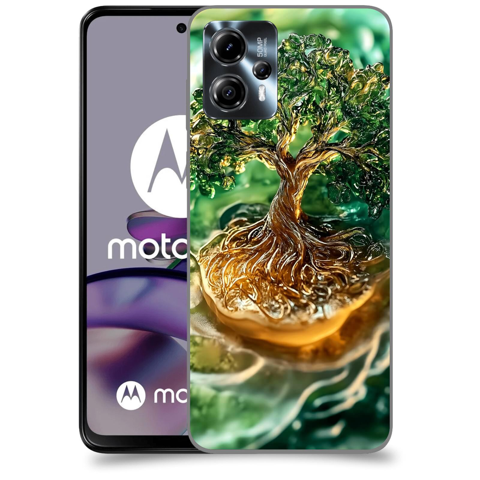 ACOVER Kryt na mobil Motorola Moto G13 - Golden Moss III